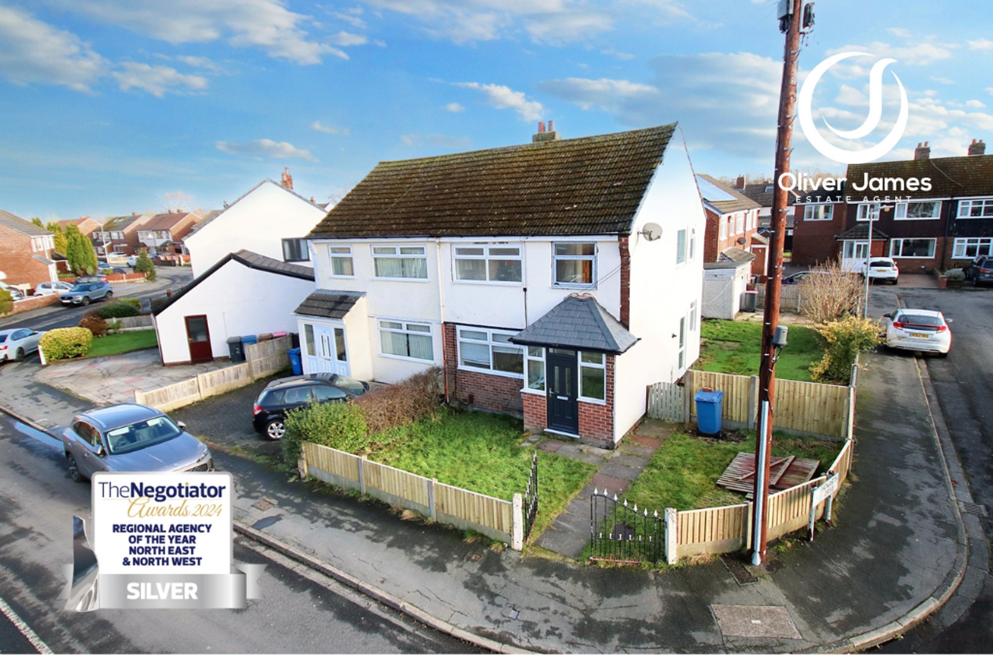 3 bed semi-detached house for sale in Rose Avenue, Manchester  - Property Image 1