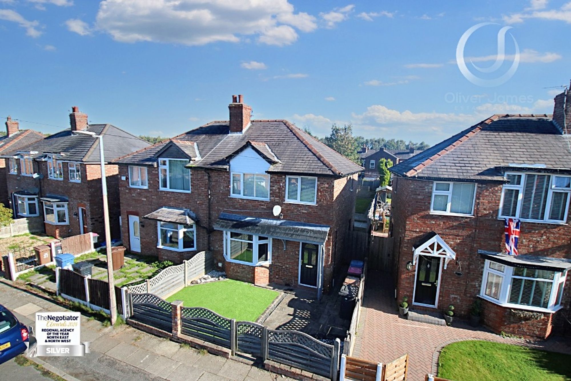 3 bed semi-detached house for sale in Devon Road, Cadishead, M44  - Property Image 1