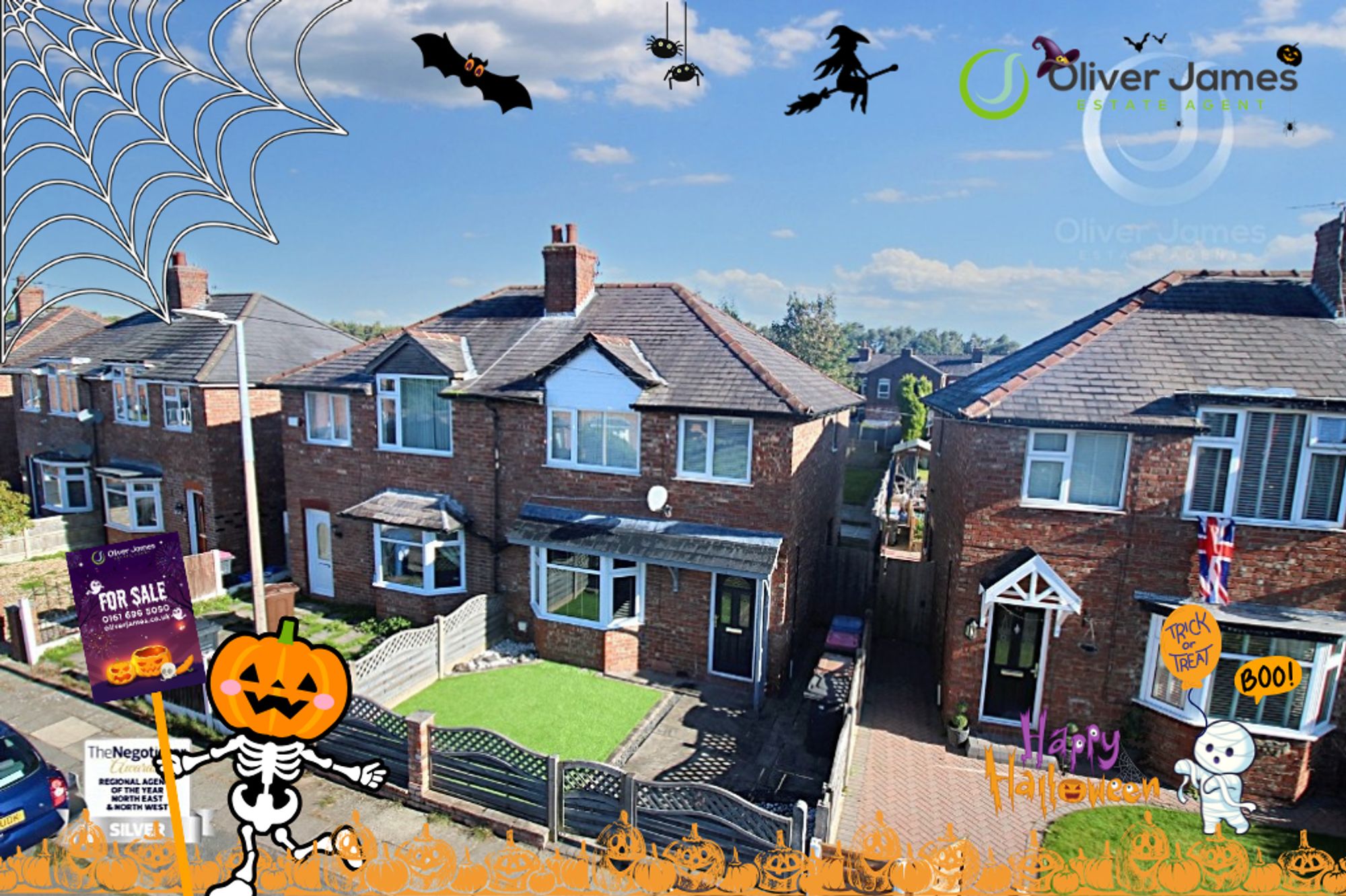 3 bed semi-detached house for sale in Devon Road, Cadishead, M44  - Property Image 1
