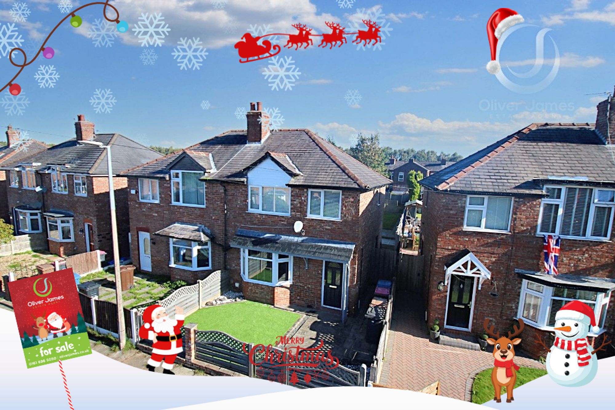 3 bed semi-detached house for sale in Devon Road, Cadishead, M44  - Property Image 1