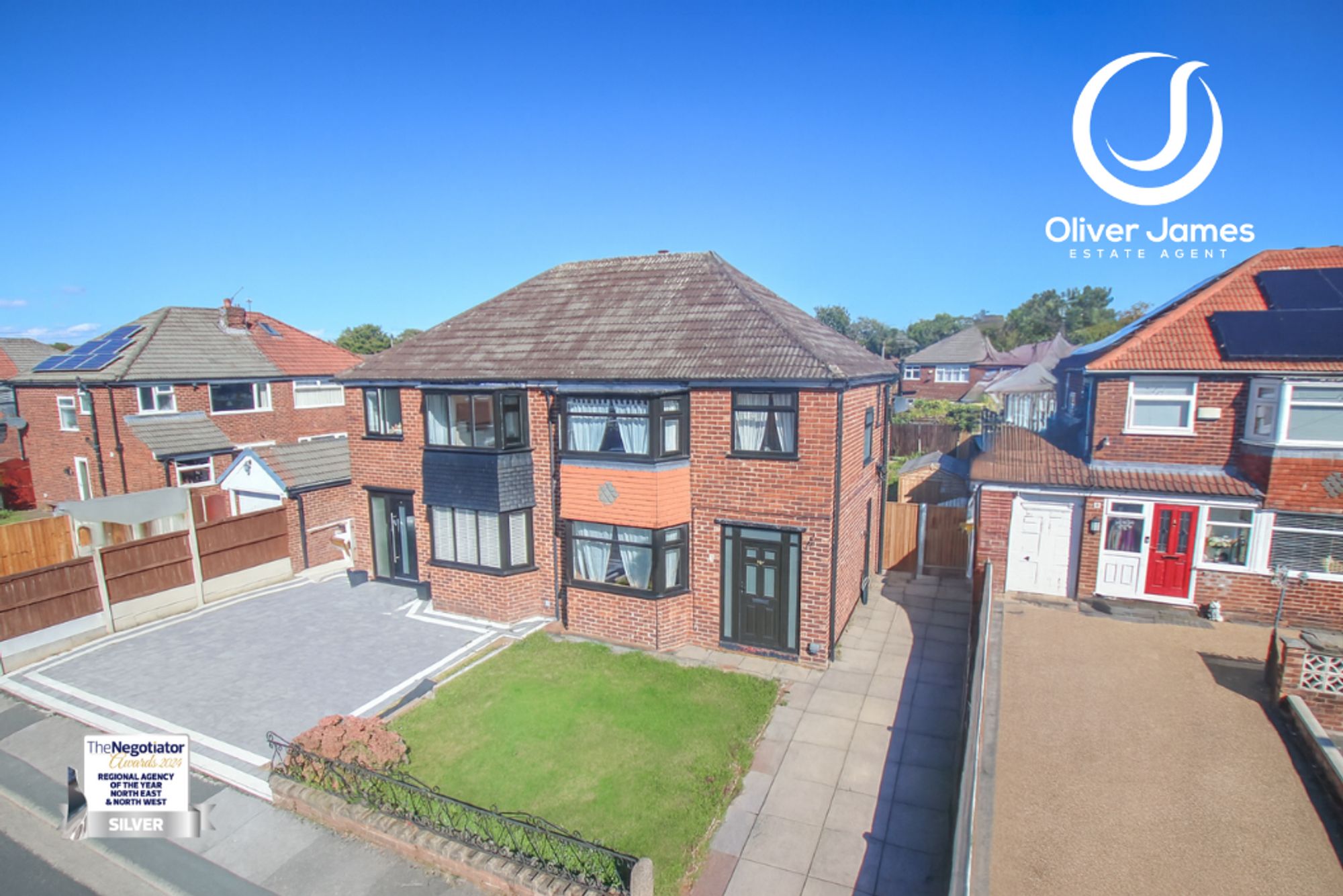 3 bed semi-detached house for sale in Hargate Drive, Irlam, M44  - Property Image 1