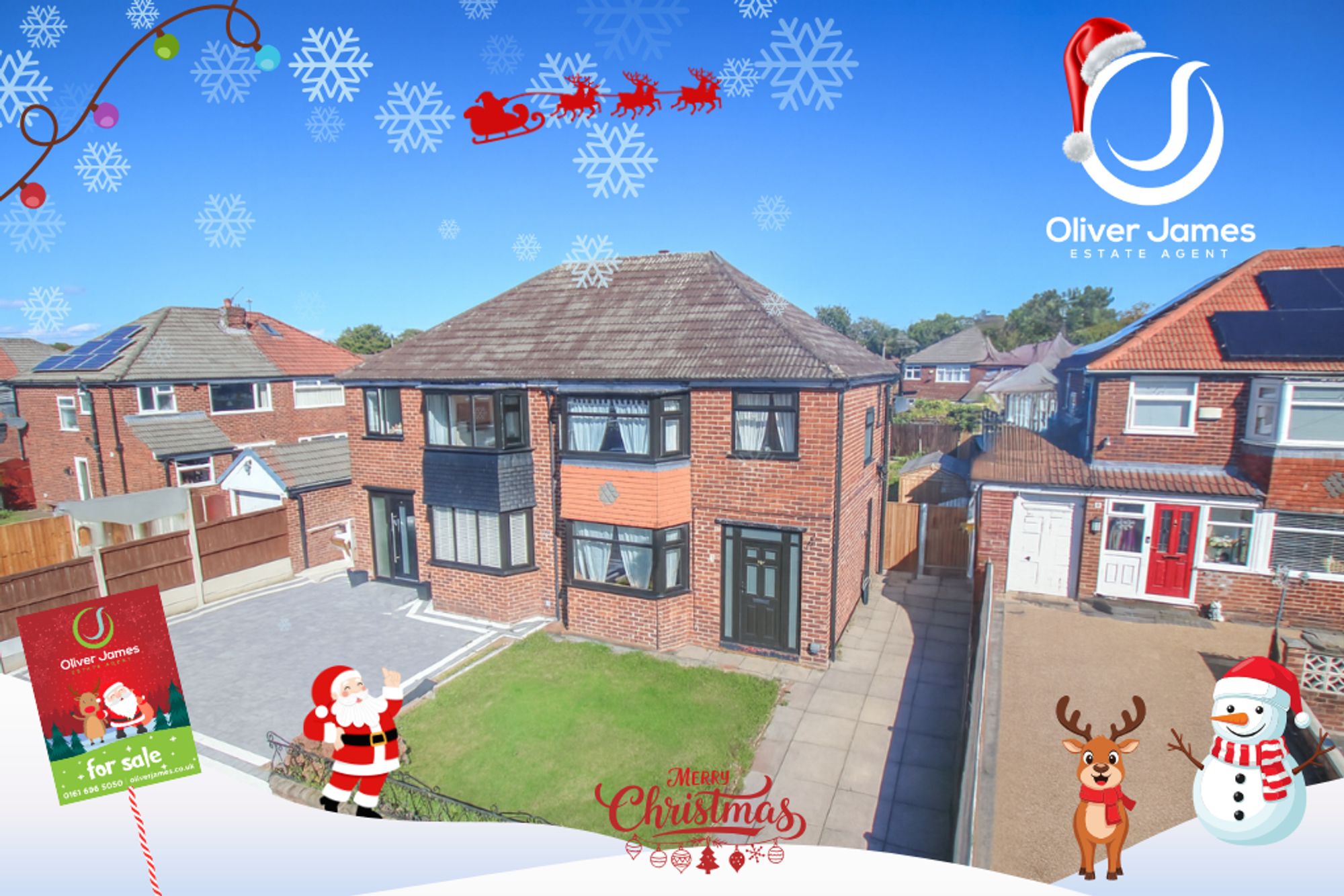 3 bed semi-detached house for sale in Hargate Drive, Irlam, M44 - Property Image 1