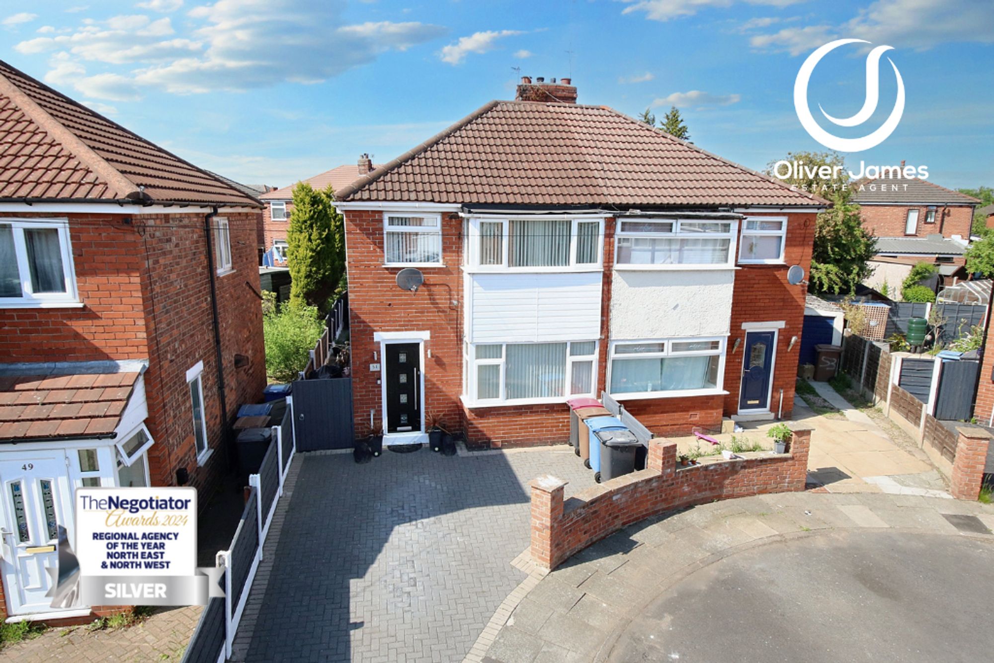 3 bed semi-detached house for sale in Harewood Road, Manchester, M44