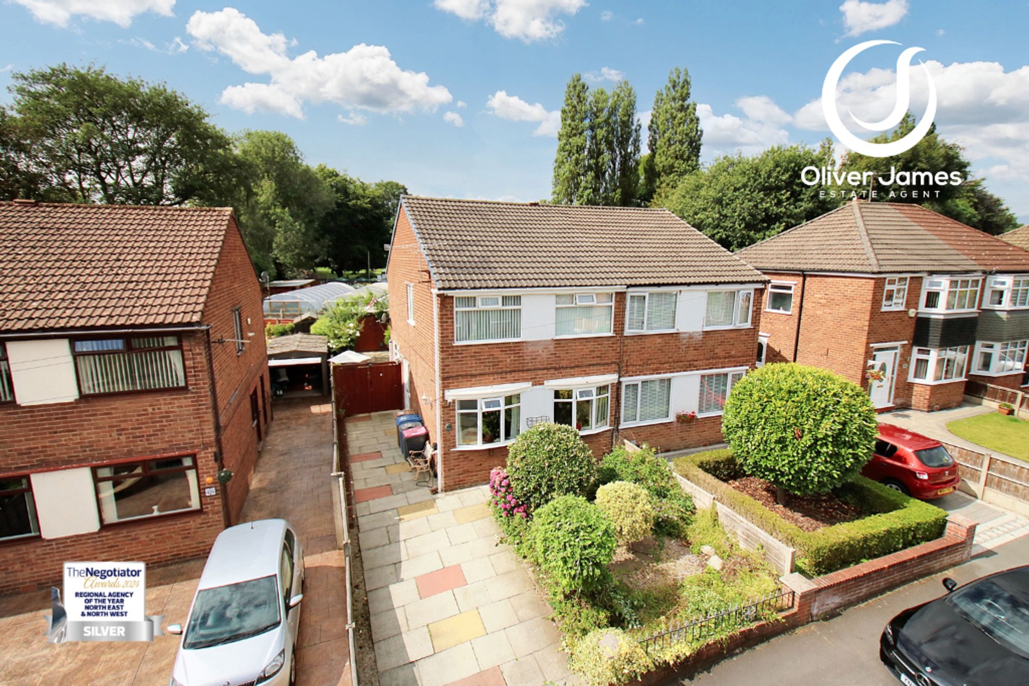 3 bed semi-detached house for sale in Highbury Avenue, Manchester  - Property Image 1