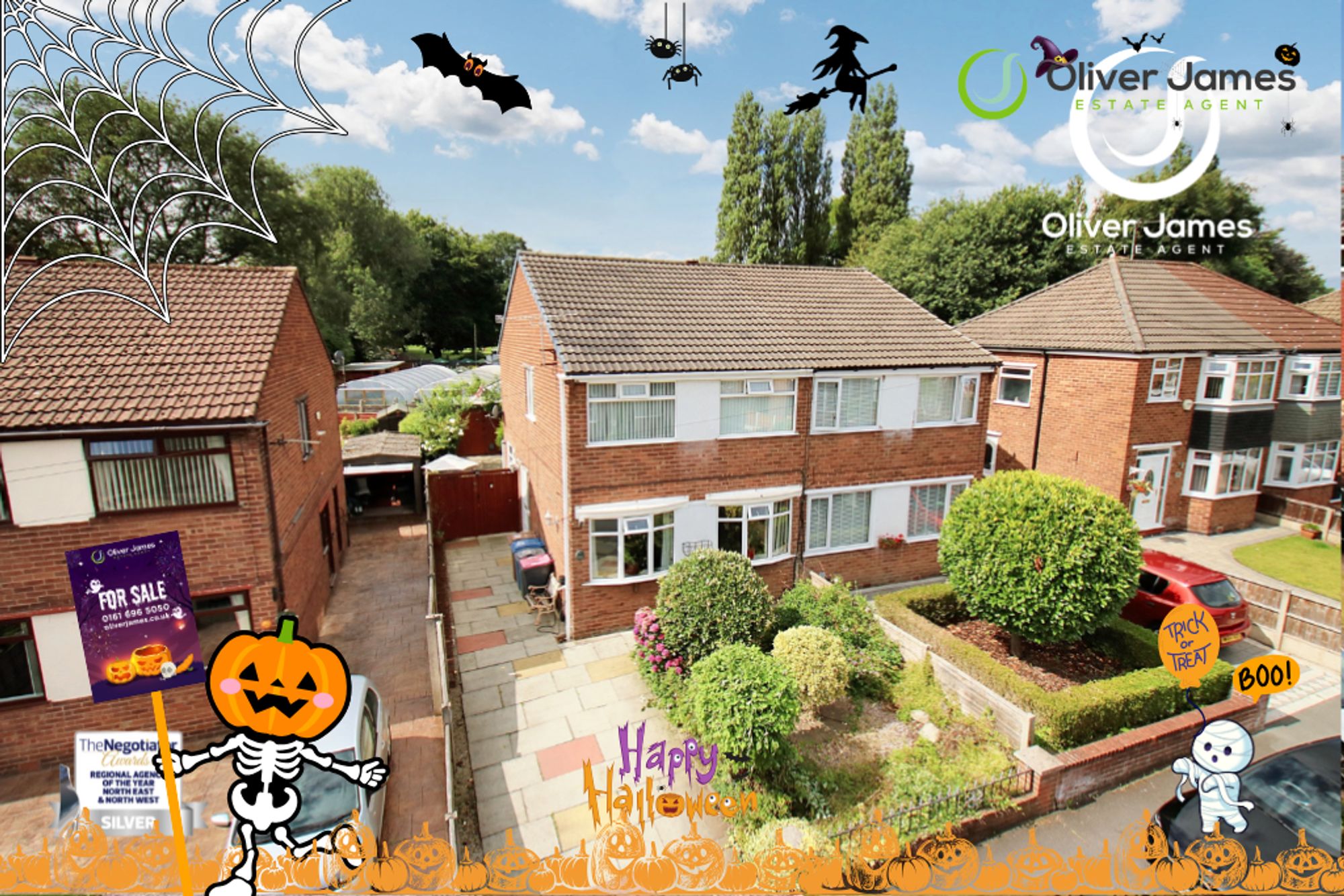 3 bed semi-detached house for sale in Highbury Avenue, Irlam, M44  - Property Image 1