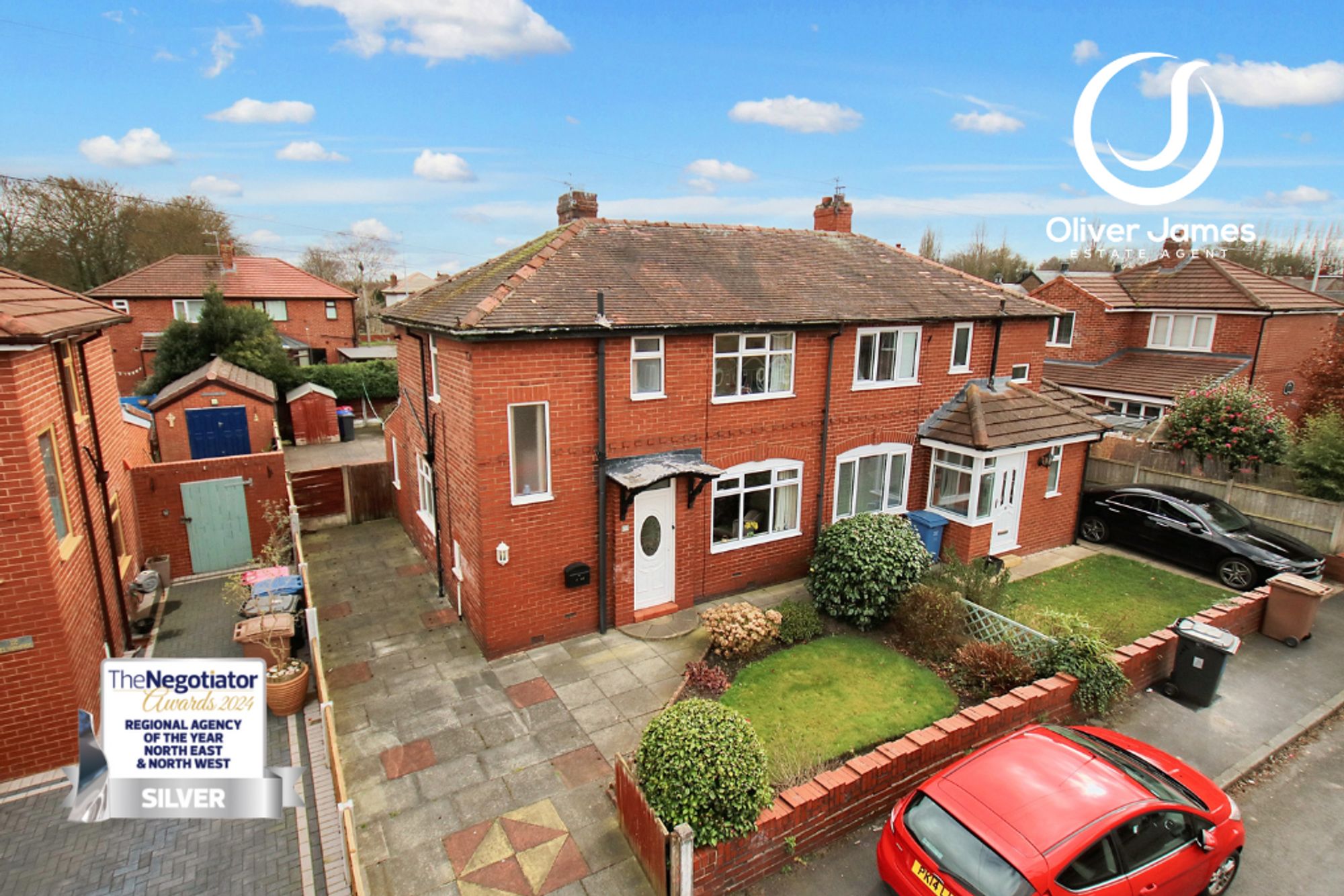 3 bed semi-detached house for sale in Elsinore Avenue, Manchester  - Property Image 1