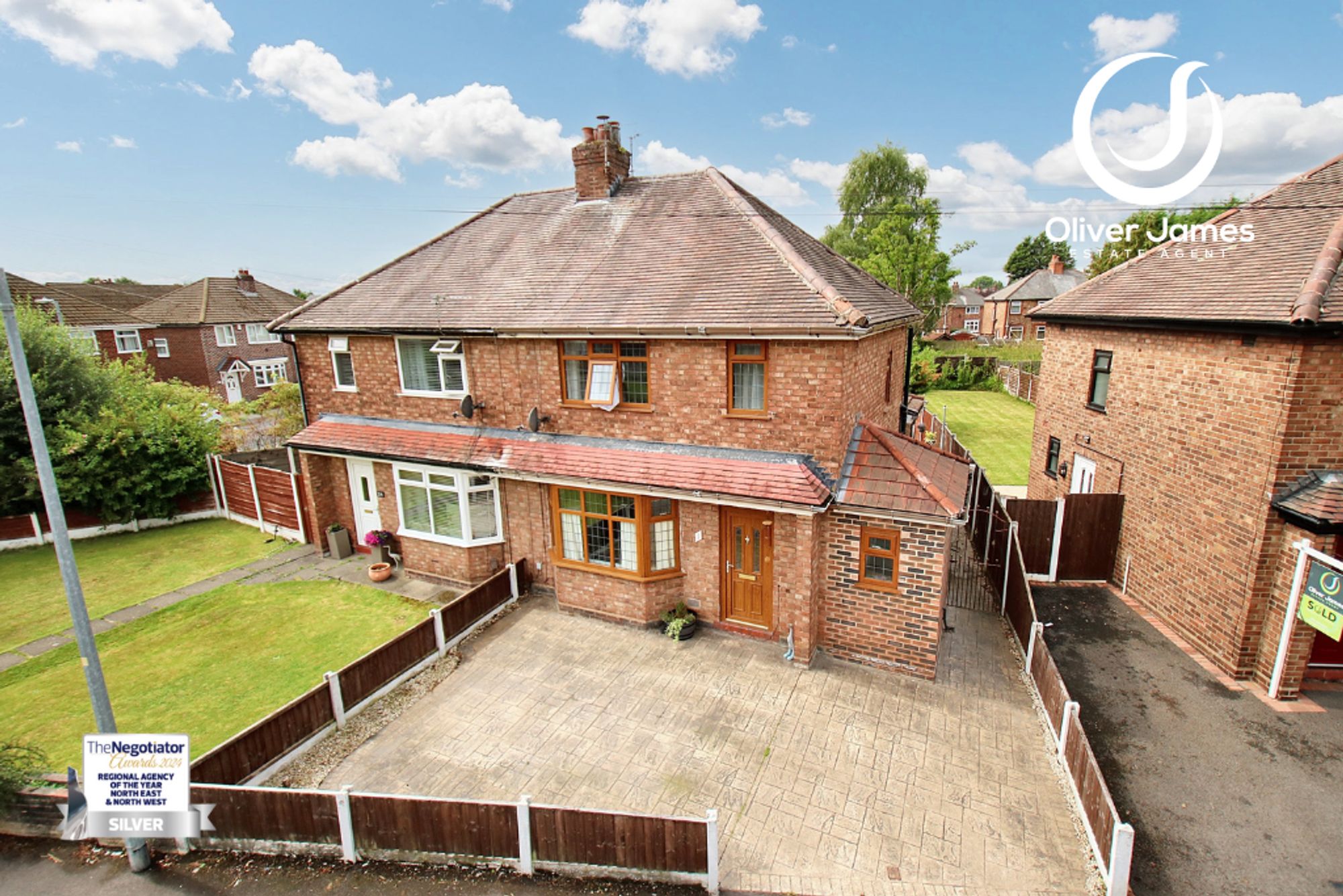 3 bed semi-detached house for sale in Chestnut Avenue, Manchester  - Property Image 1