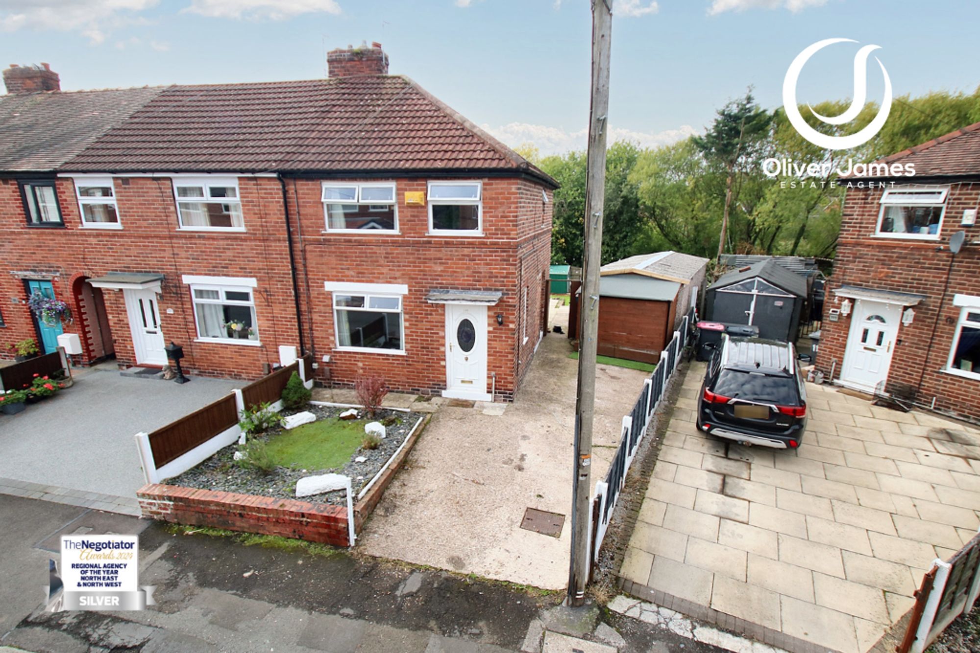 3 bed semi-detached house to rent in Eldon Road, Irlam, M44 - Property Image 1