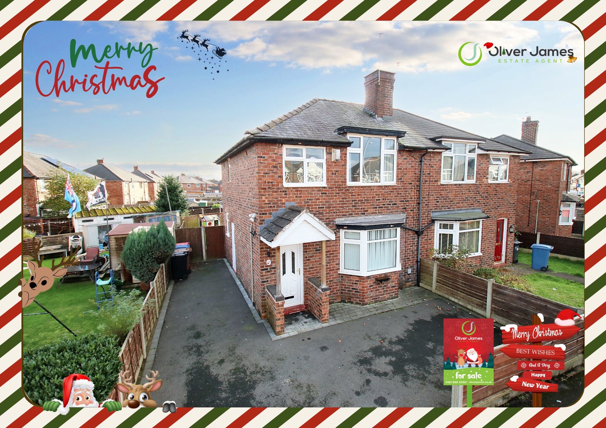 3 bed semi-detached house for sale in Lancaster Road, Manchester  - Property Image 1