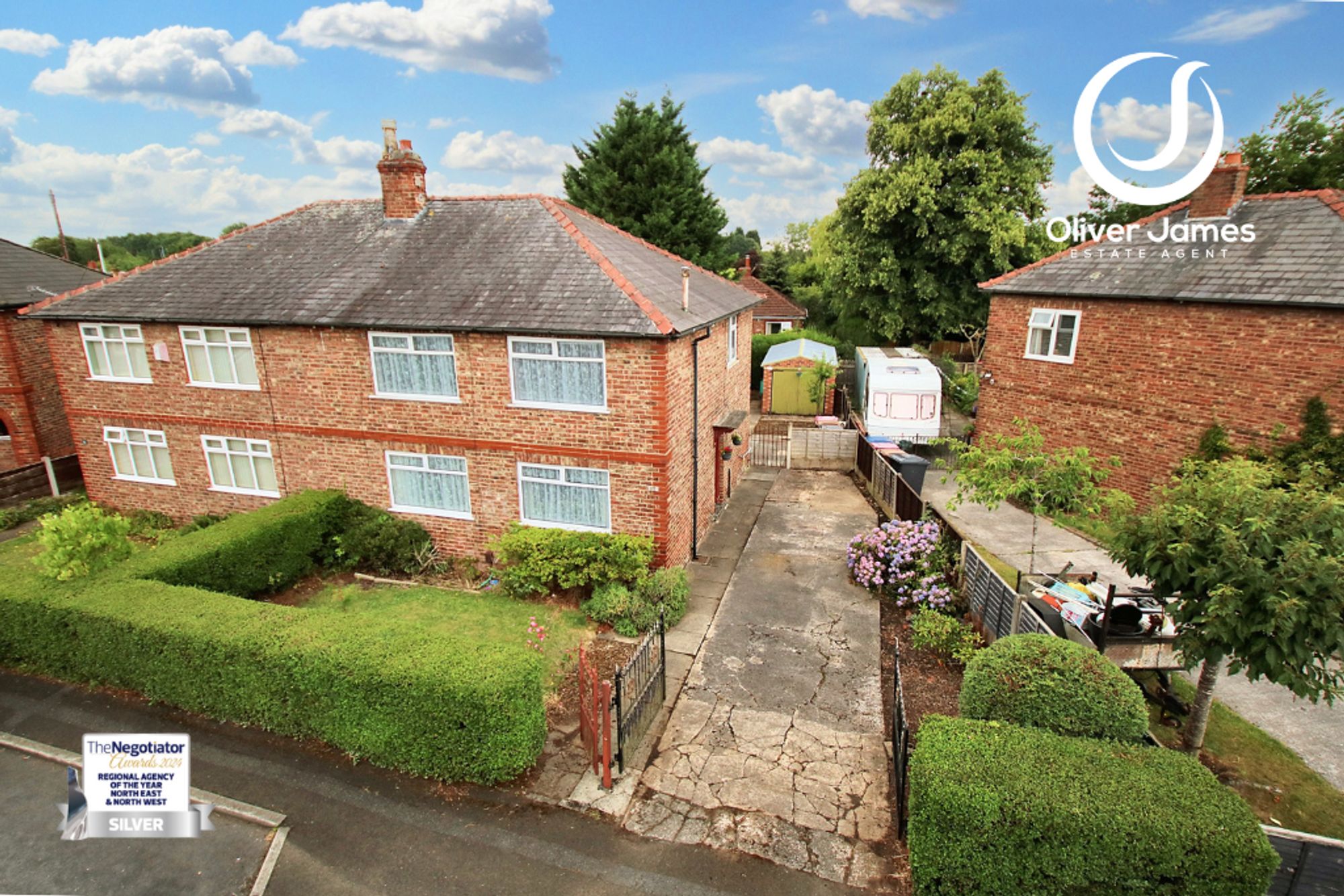 3 bed semi-detached house for sale in Victory Road, Manchester  - Property Image 1
