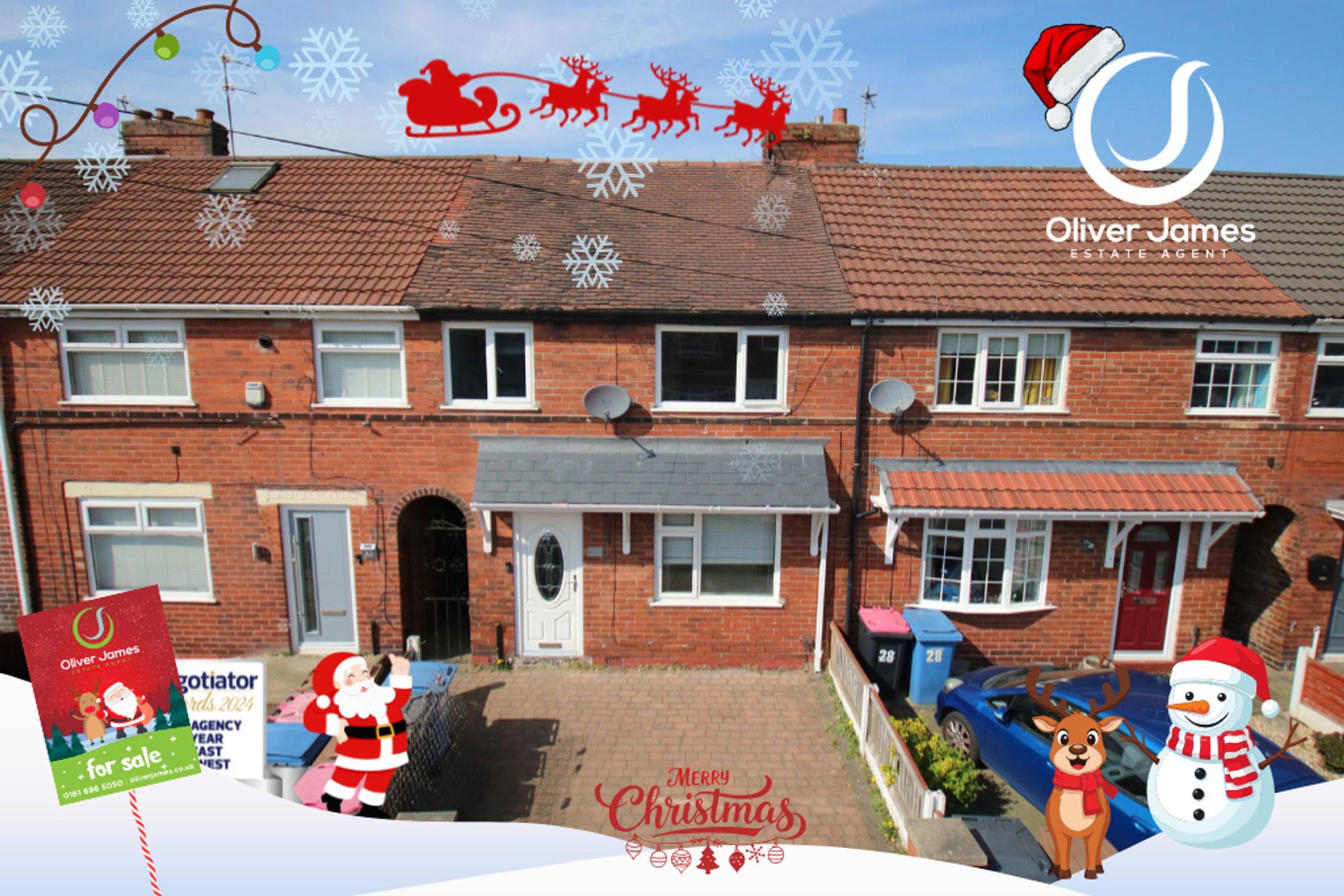 3 bed terraced house for sale in Eldon Road, Irlam, M44 - Property Image 1