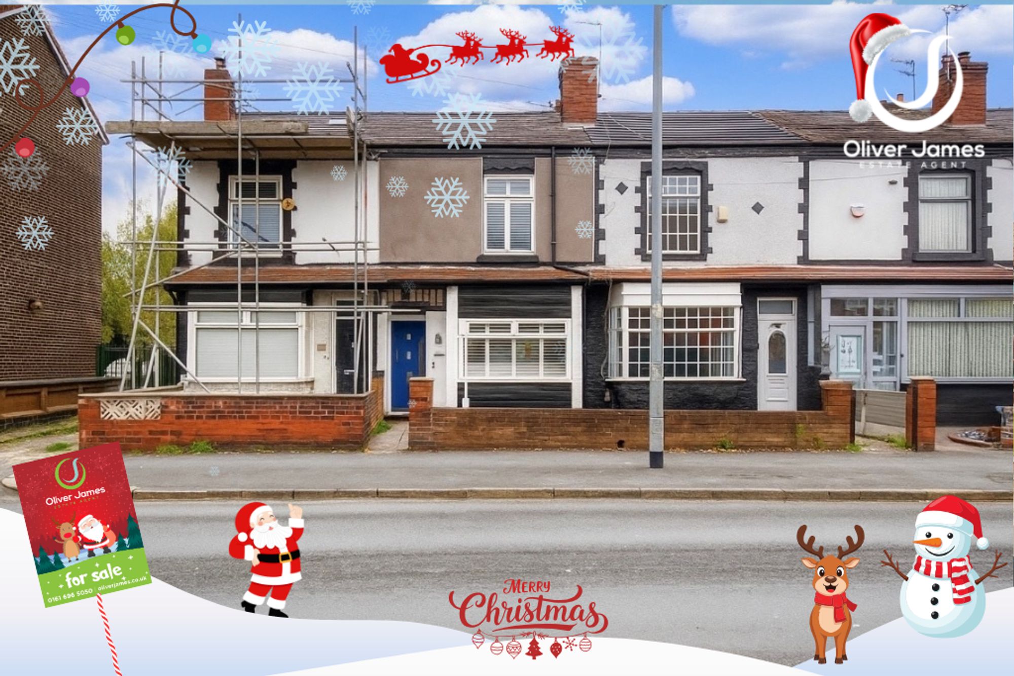 3 bed terraced house for sale in 218 Worsley Road, Winton, M30