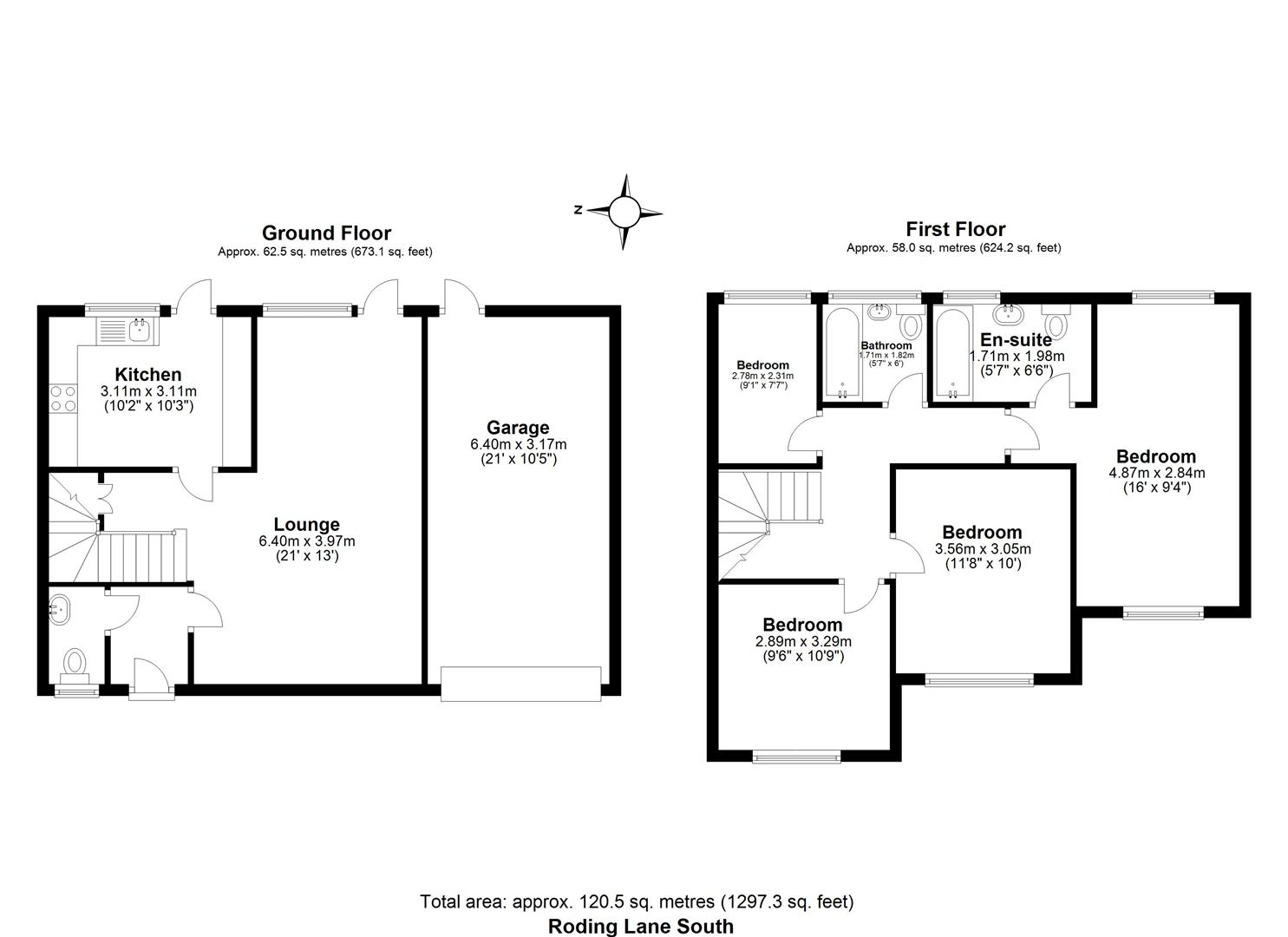 4 bed end of terrace house for sale in Roding Lane South, Redbridge - Property floorplan