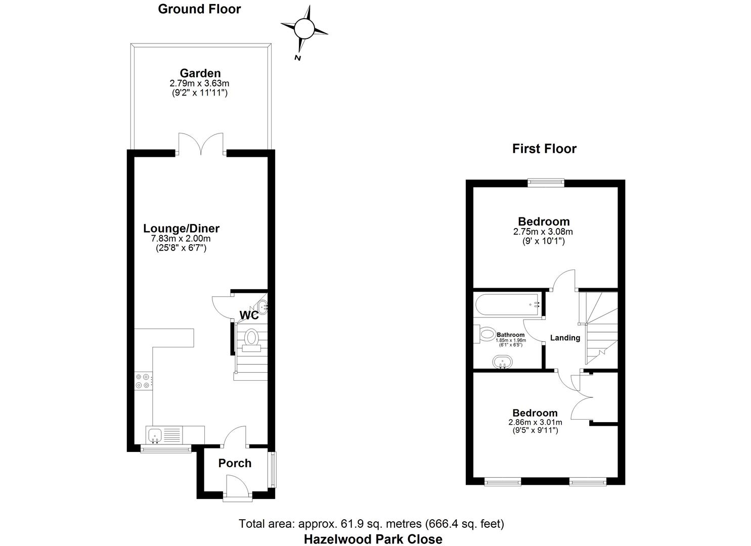 2 Bed Terraced House For Sale In Hazelwood Park Close Chigwell Ig7