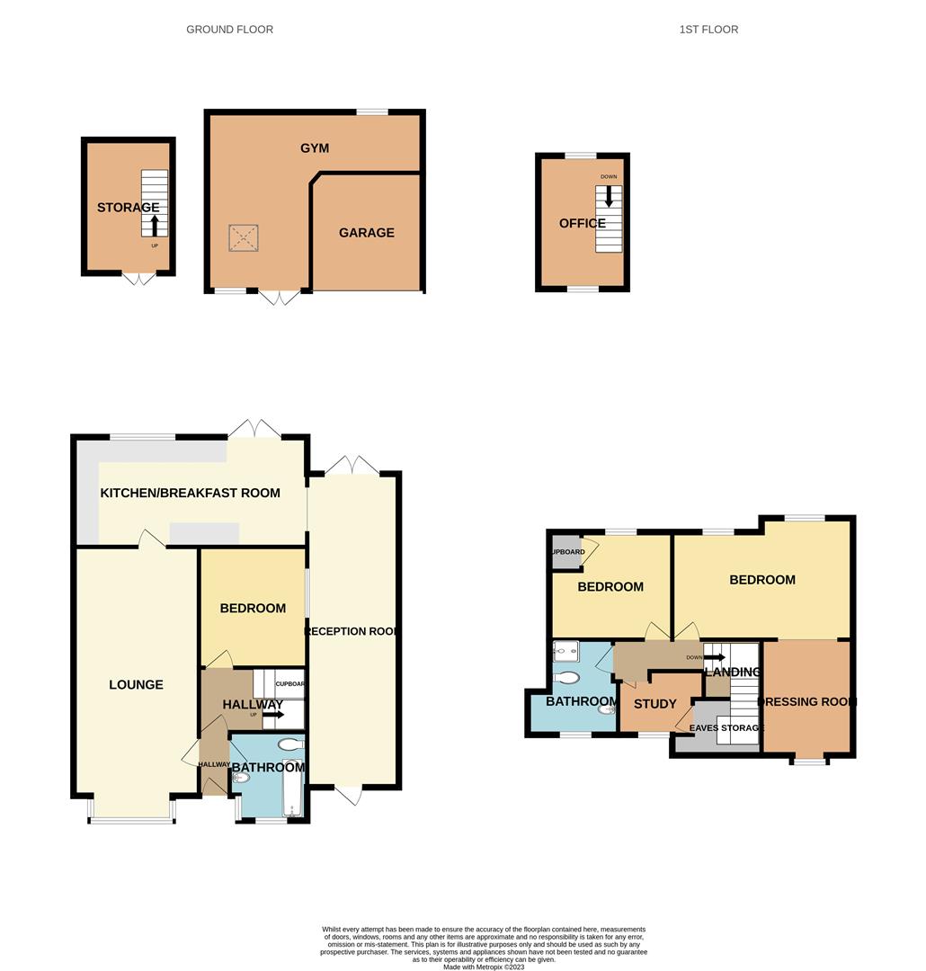 3 bed semi-detached house for sale in Hillview Avenue, Hornchurch - Property floorplan