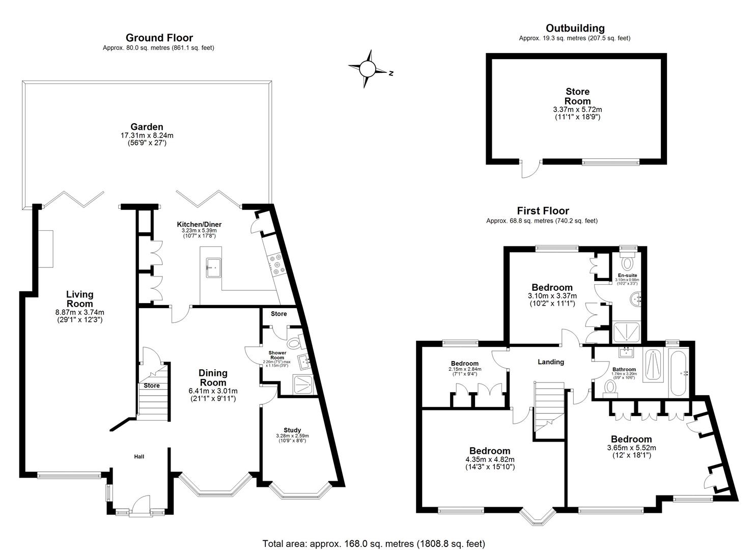 4 bed semi-detached house for sale in Inglehurst Gardens, Redbridge - Property floorplan