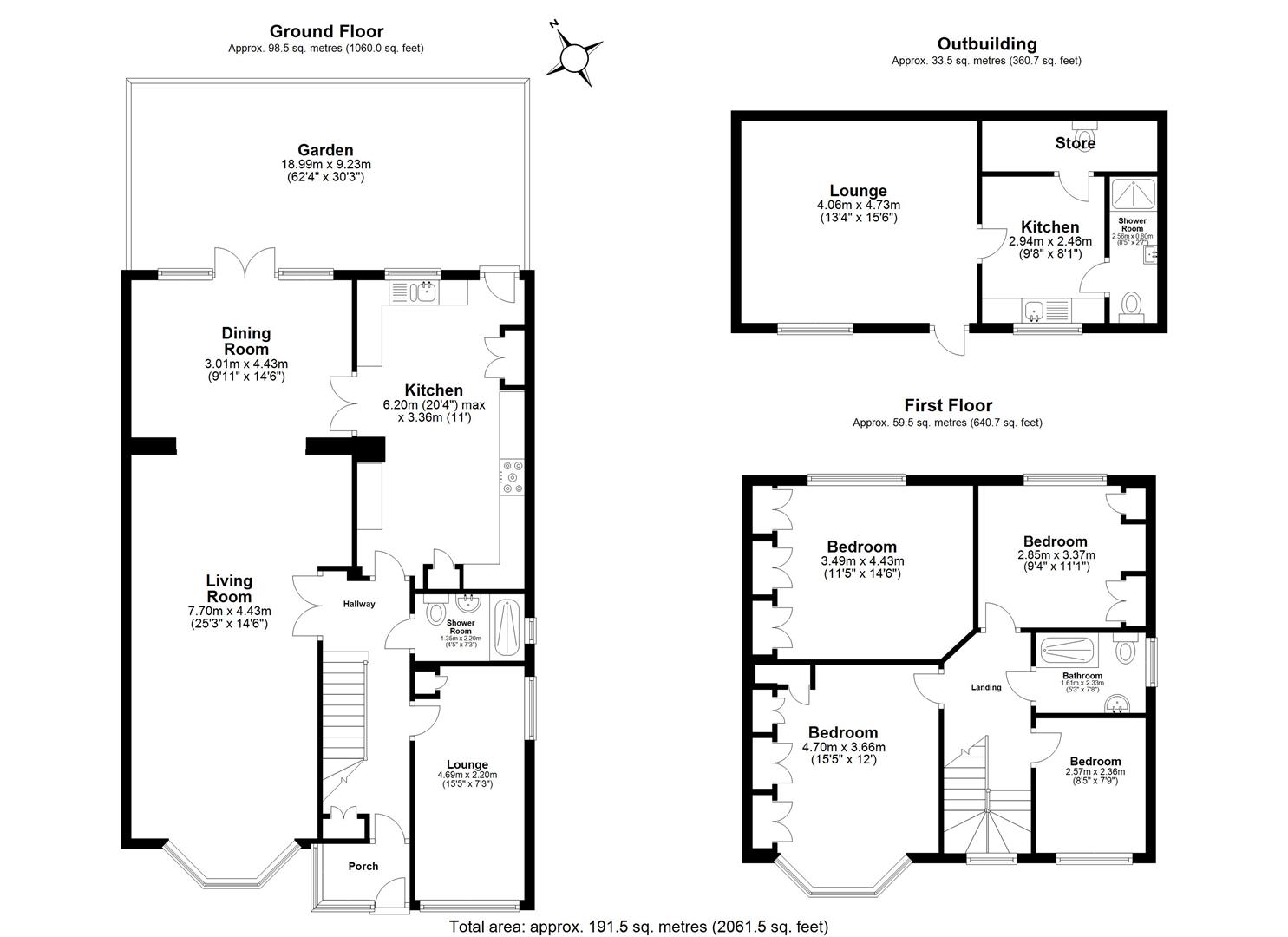 4 bed semi-detached house for sale in Clayhall Avenue, Clayhall - Property floorplan