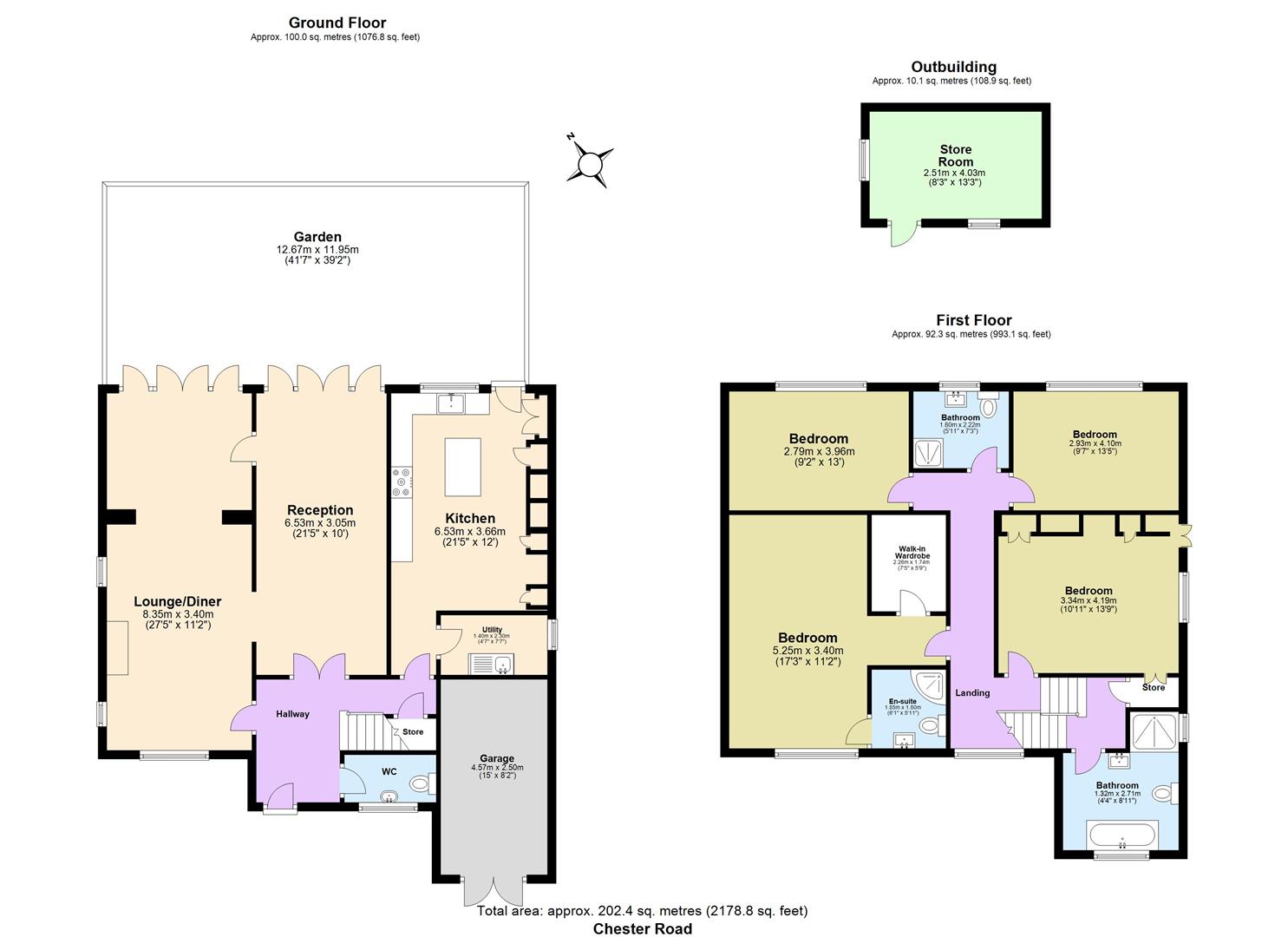 4 bed detached house for sale in Chester Road, Chigwell - Property floorplan