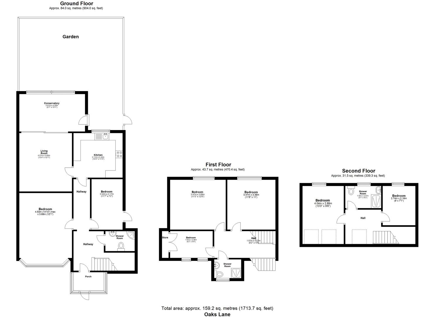 7 bed semi-detached house for sale in Oaks Lane, Newbury Park - Property floorplan