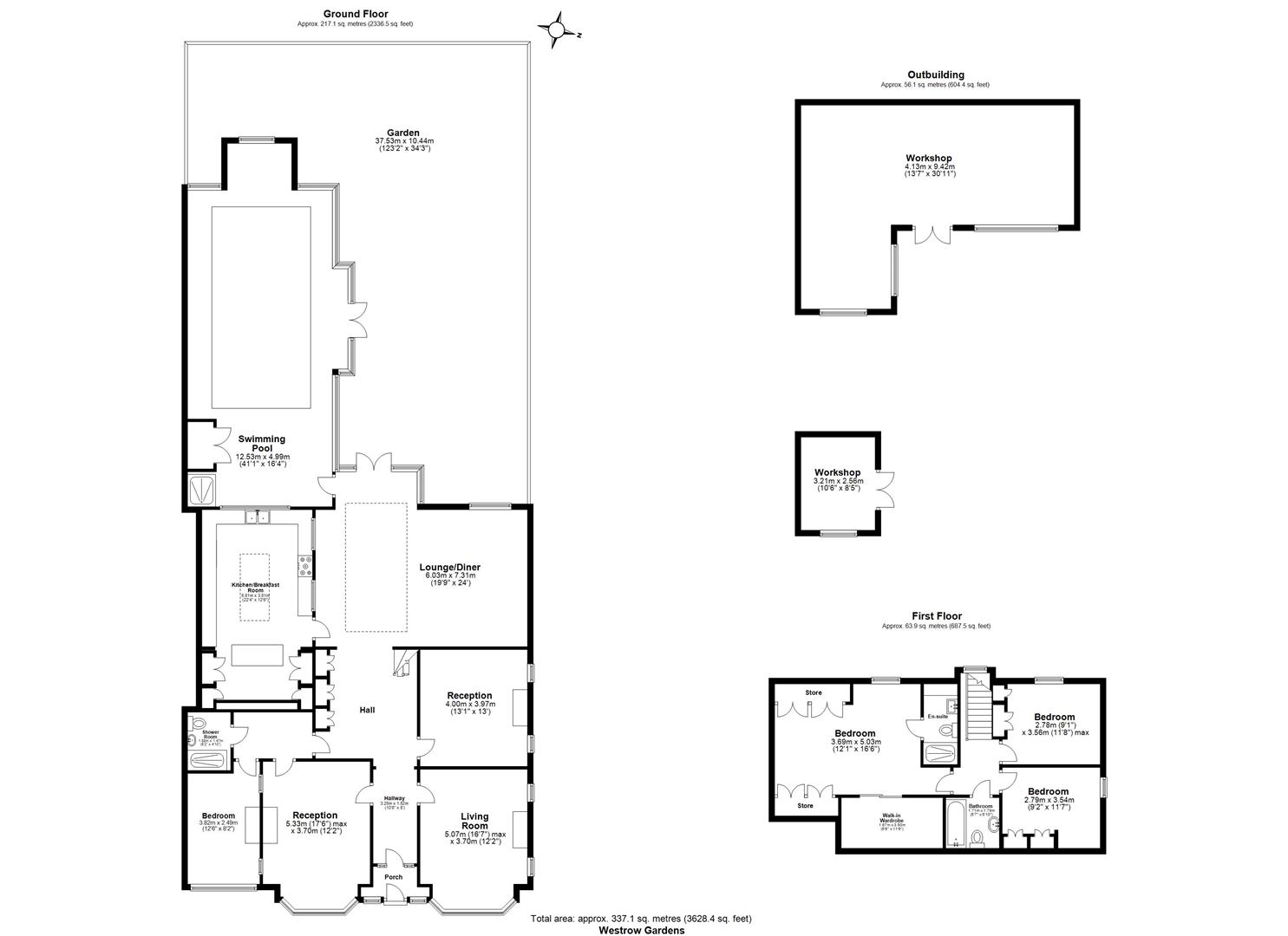 6 bed detached house for sale in Westrow Gardens, Goodmayes - Property floorplan