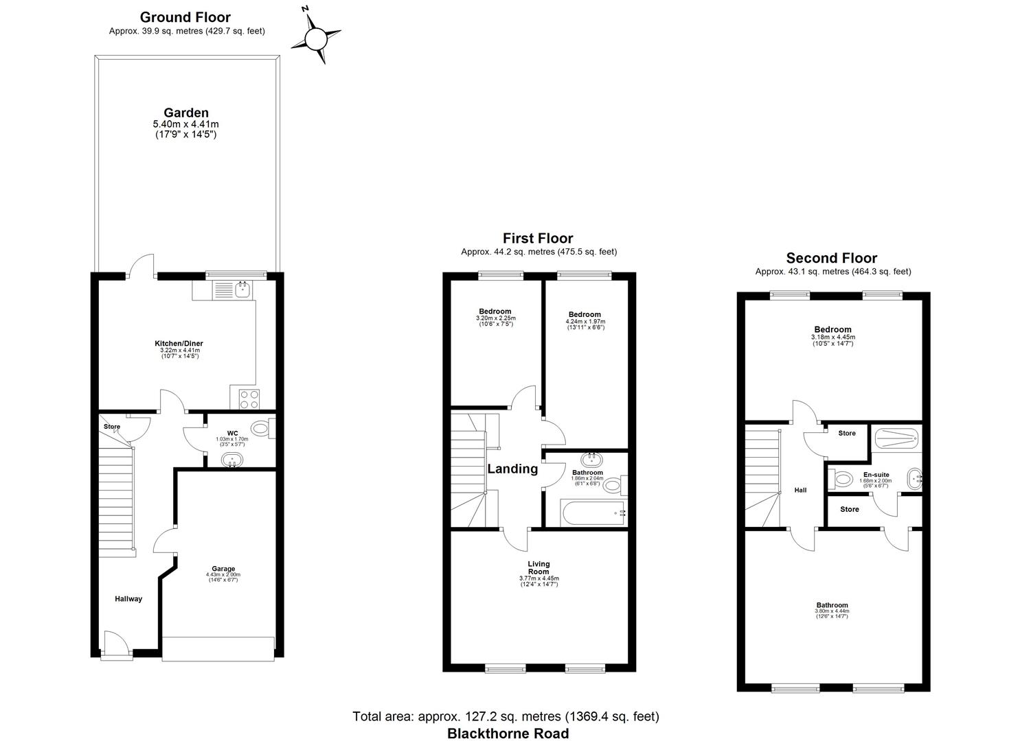 4 bed house for sale in Blackthorn Road, Ilford - Property floorplan