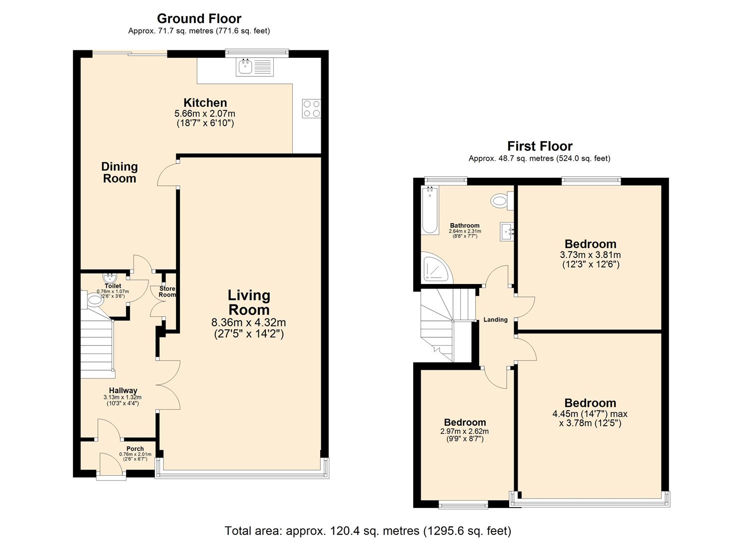 3 bed terraced house to rent in St. Edmunds Road, Ilford - Property floorplan