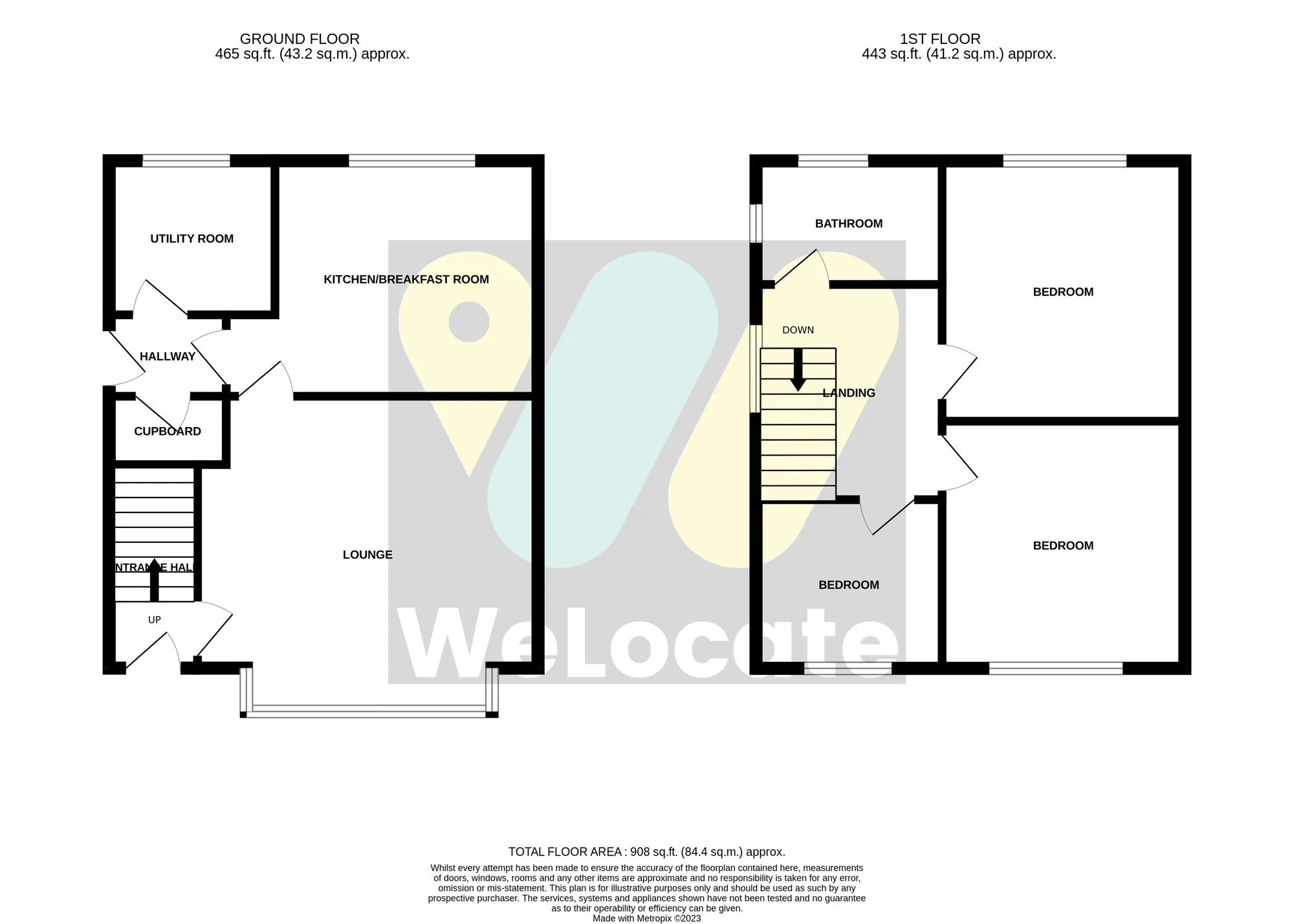 3 bed semi-detached house to rent in Lower Sutherland Street, Manchester - Property Floorplan