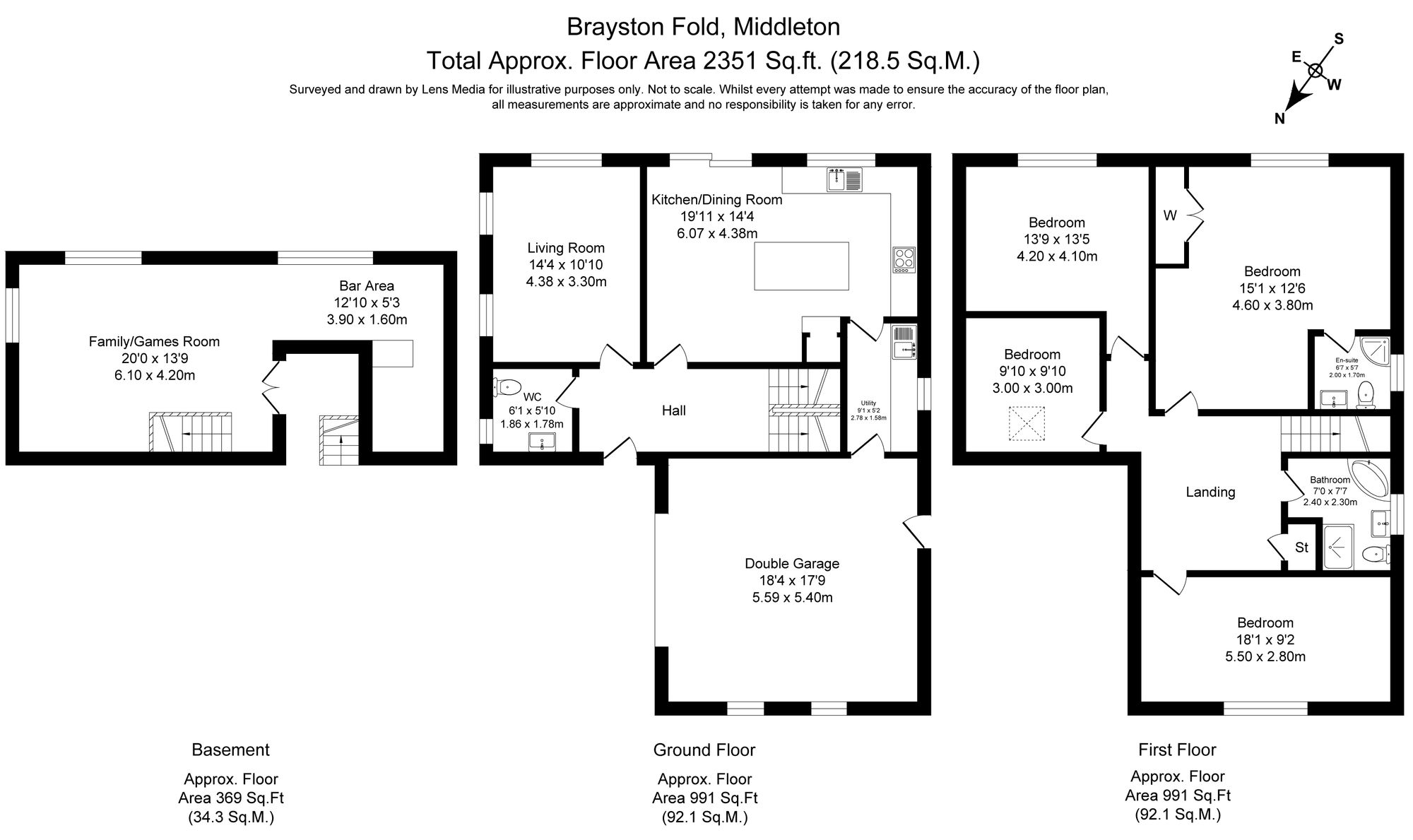 4 bed detached house for sale in Brayston Fold, Manchester - Property Floorplan