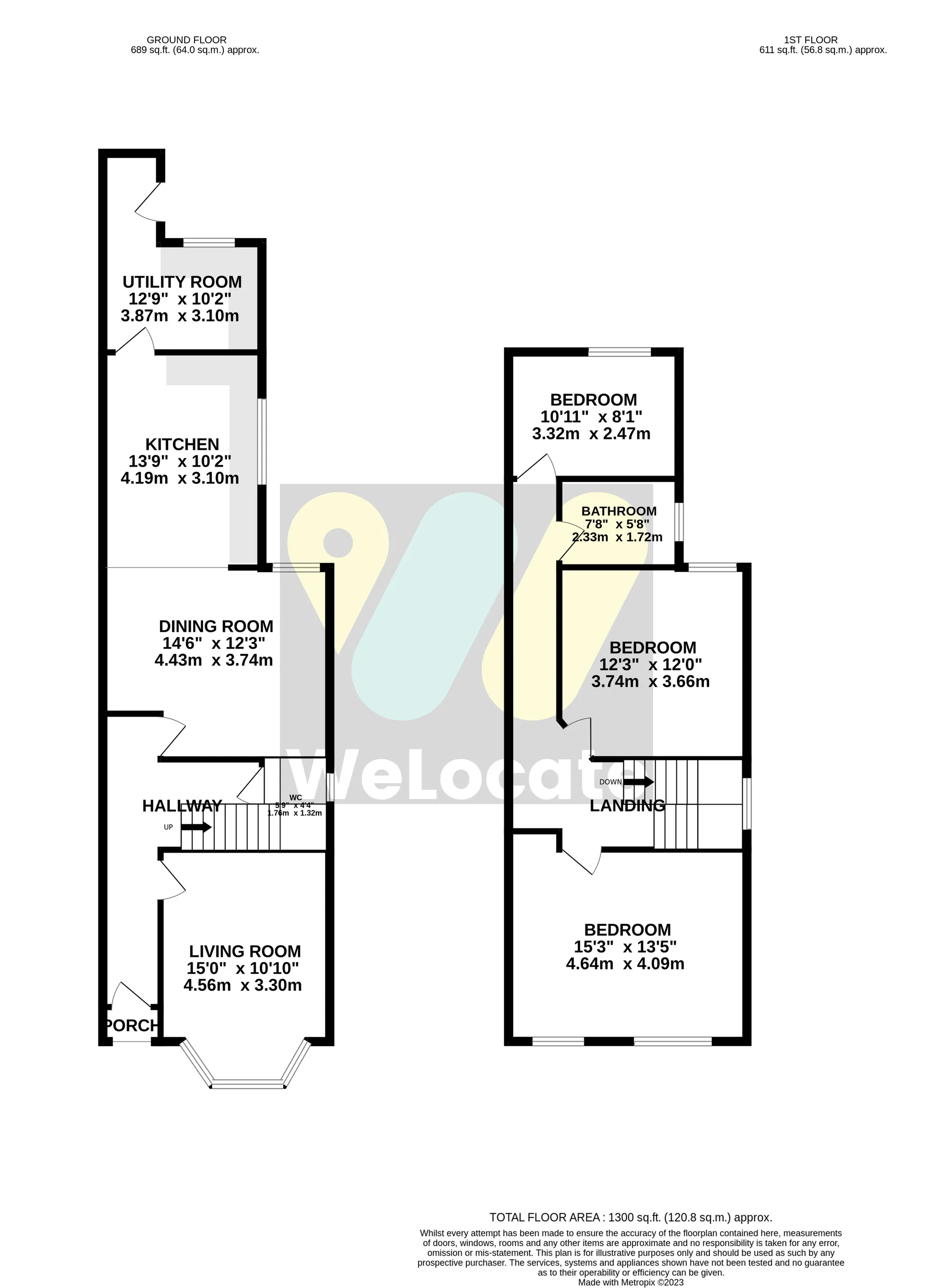 3 bed house for sale in Egerton Road, Manchester - Property Floorplan