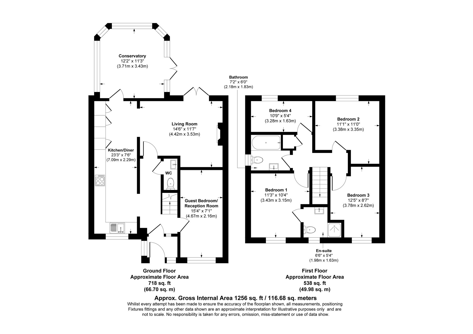 4 bed detached house for sale in Billberry Close, Manchester - Property Floorplan