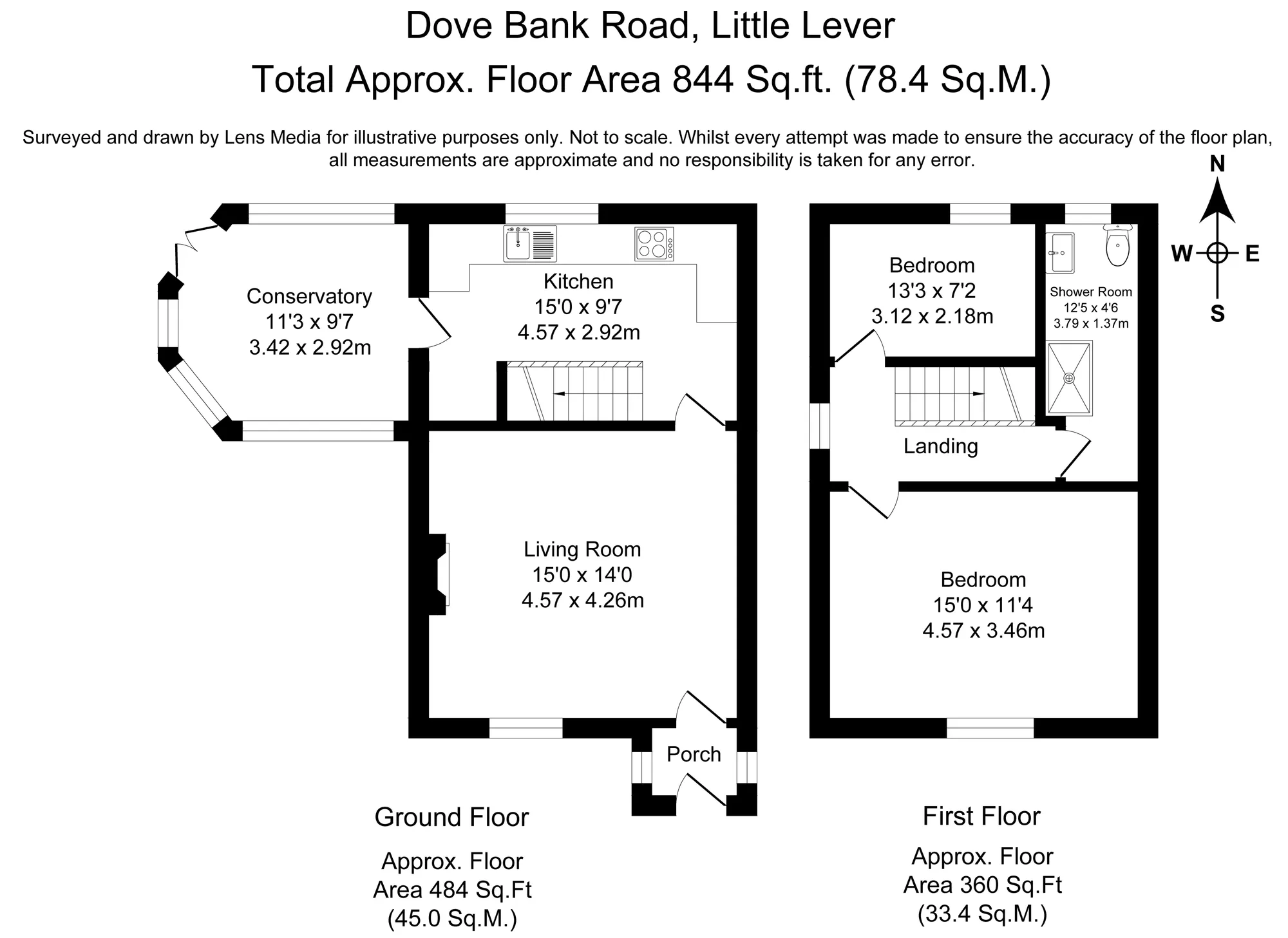 2 bed house for sale in Dove Bank Road, Bolton - Property Floorplan