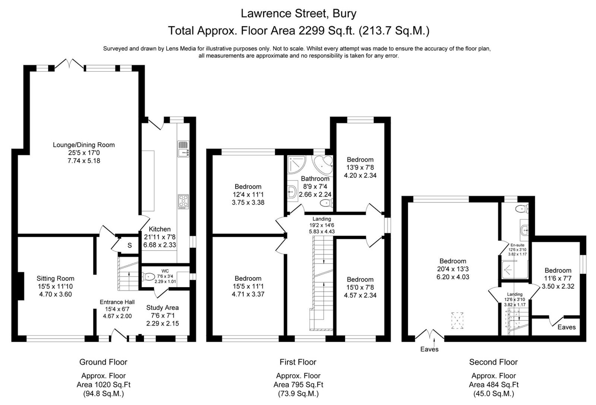 6 bed semi-detached house for sale in Lawrence Street, Bury - Property Floorplan