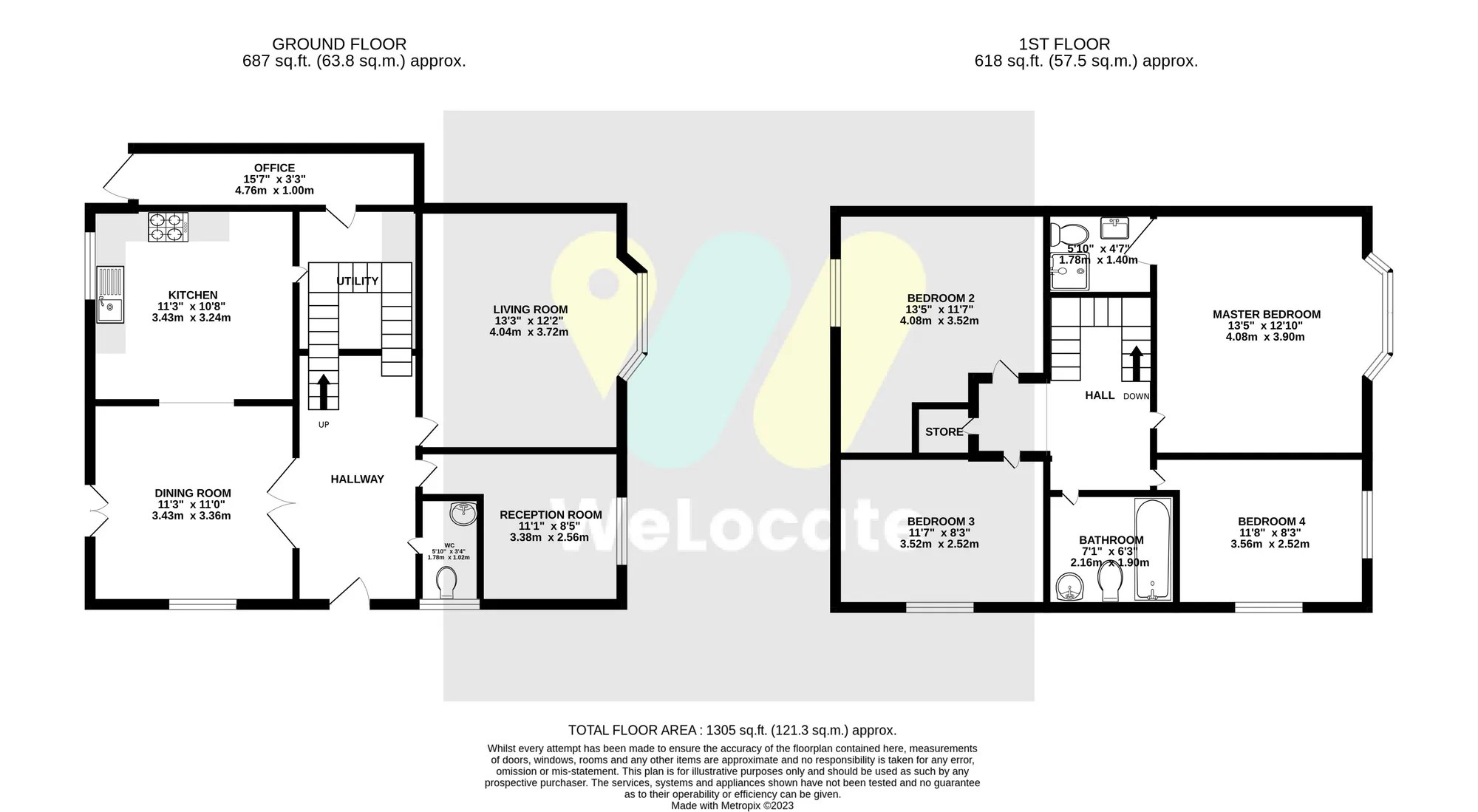 4 bed detached house to rent in Blyton Lane, Salford - Property Floorplan