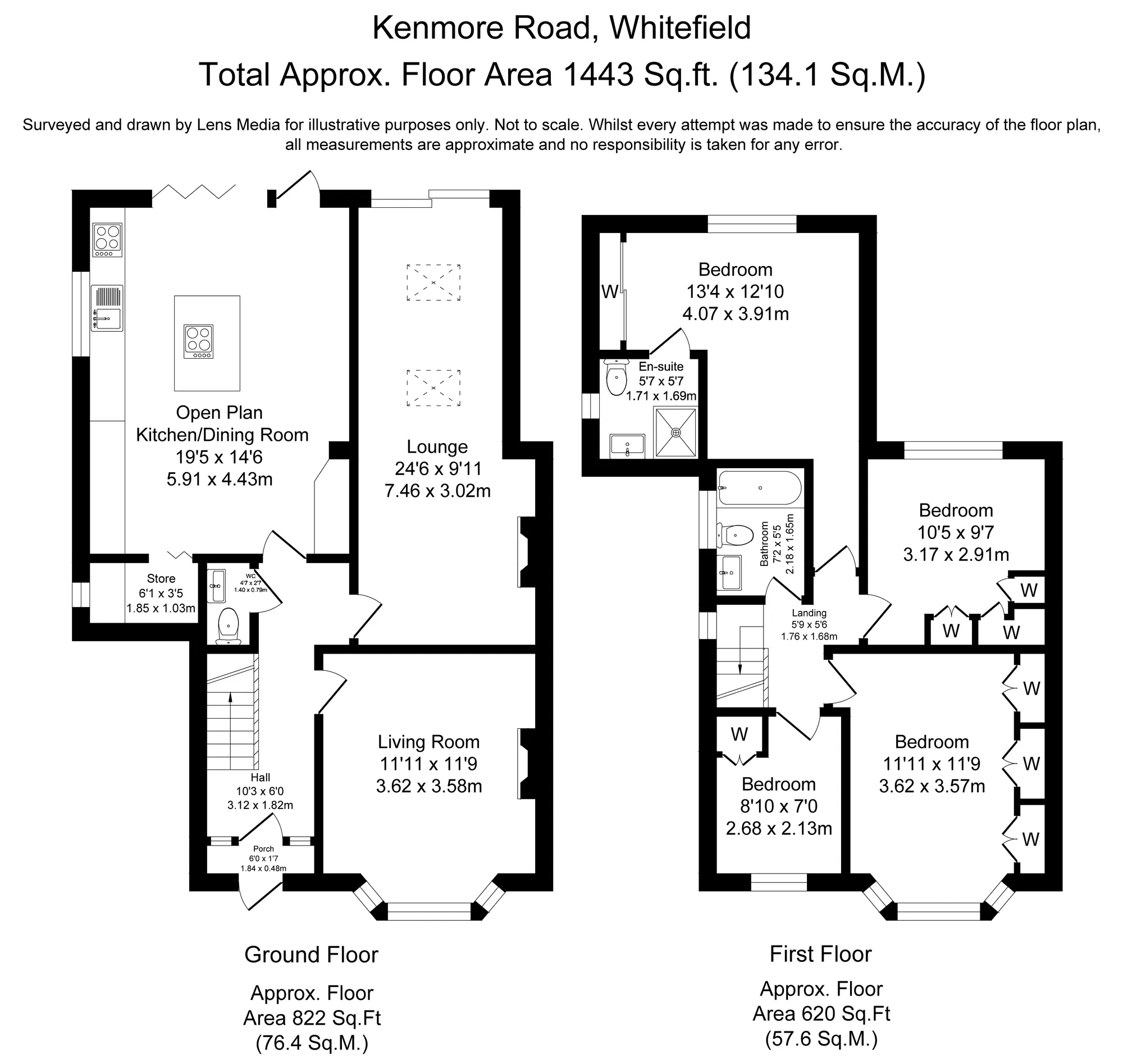 4 bed semi-detached house for sale in Kenmore Road, Manchester - Property Floorplan