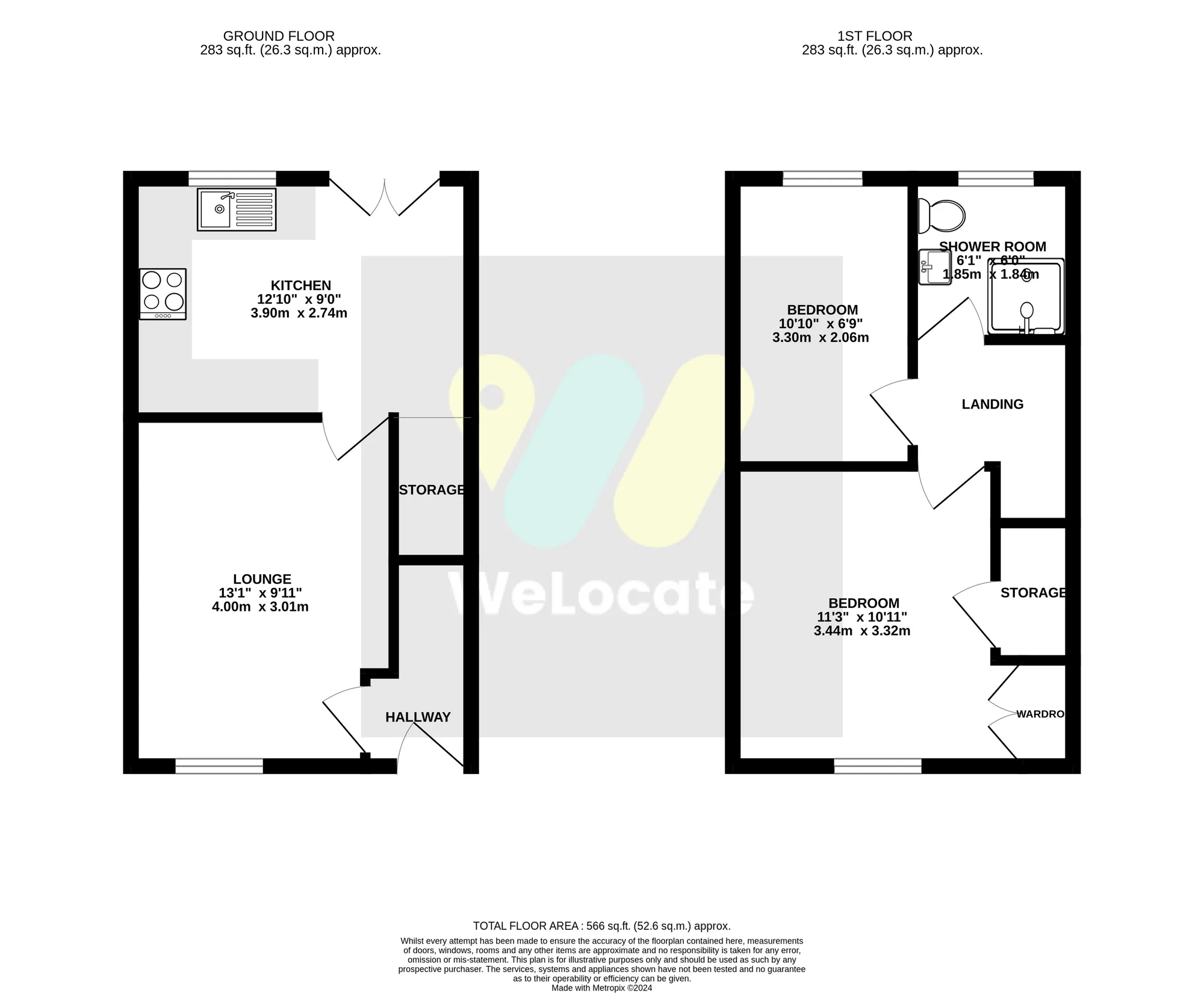 2 bed to rent in Dixon Green Drive, Bolton - Property Floorplan