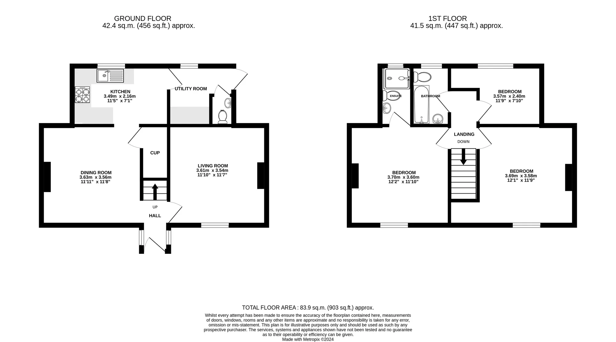 3 bed detached house for sale in Beaconsfield Road, Poole - Property floorplan