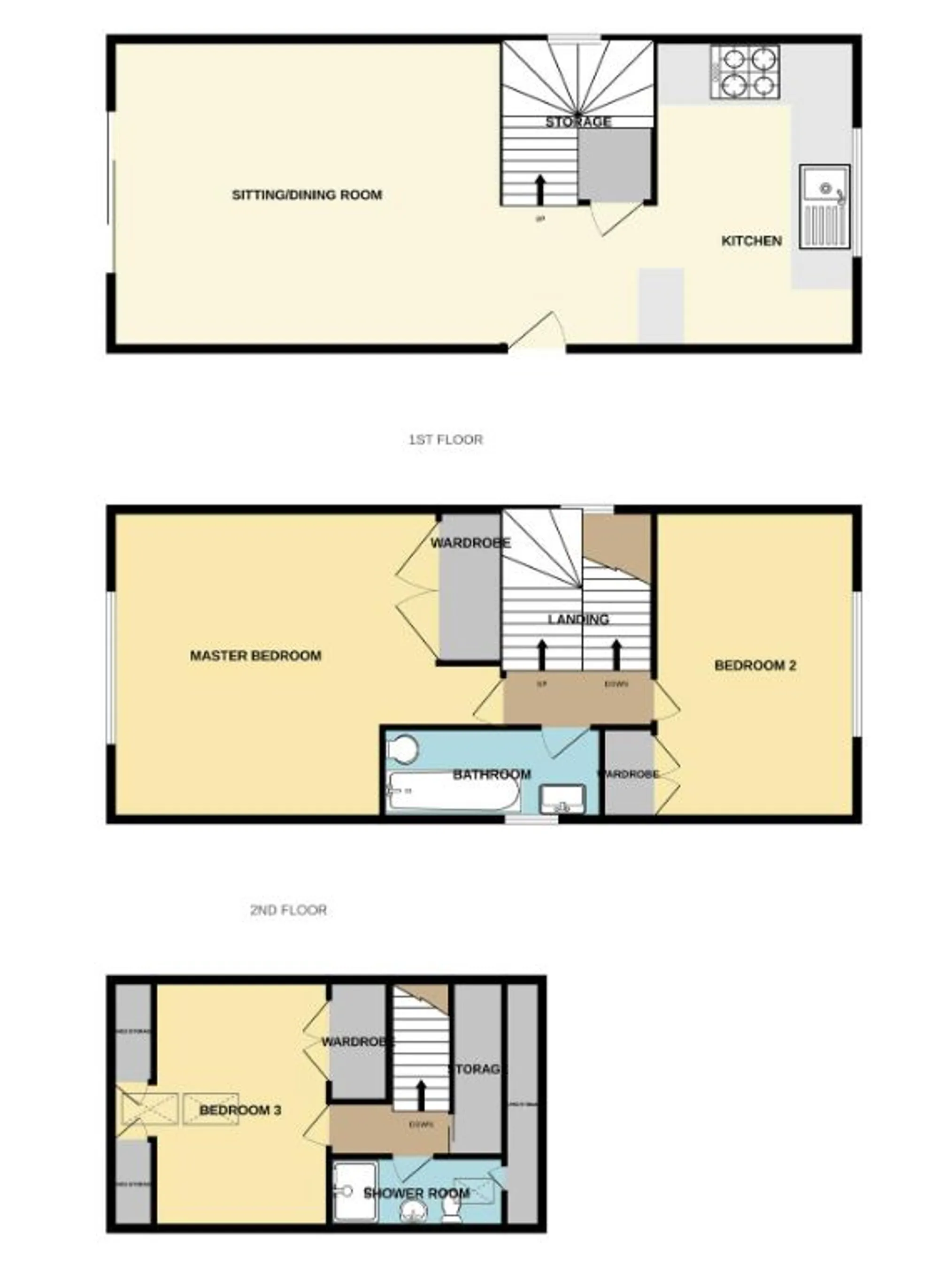 3 bed detached house for sale in Gladstone Road, Poole - Property floorplan