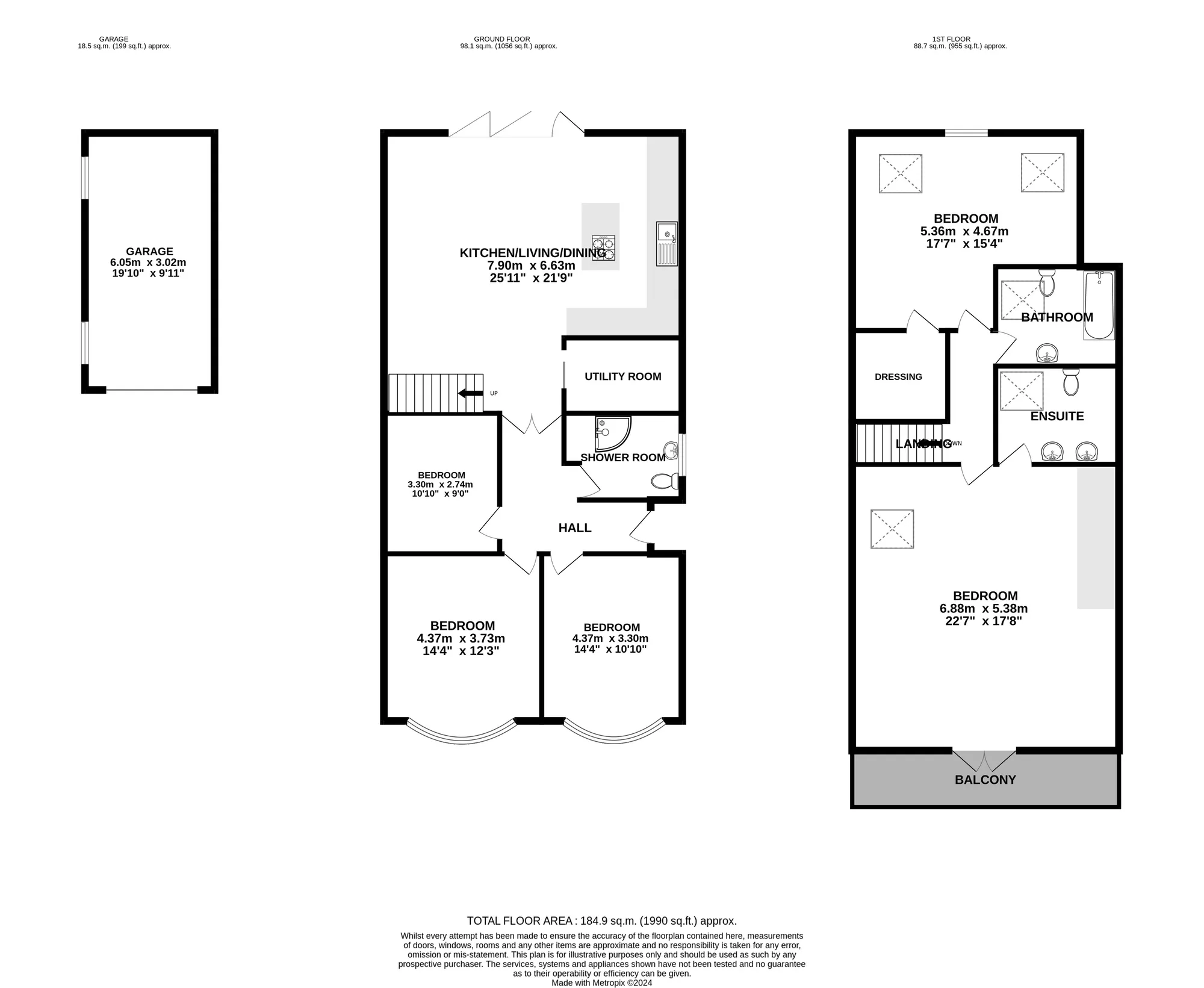 5 bed detached house for sale in Lake Drive, Poole - Property floorplan