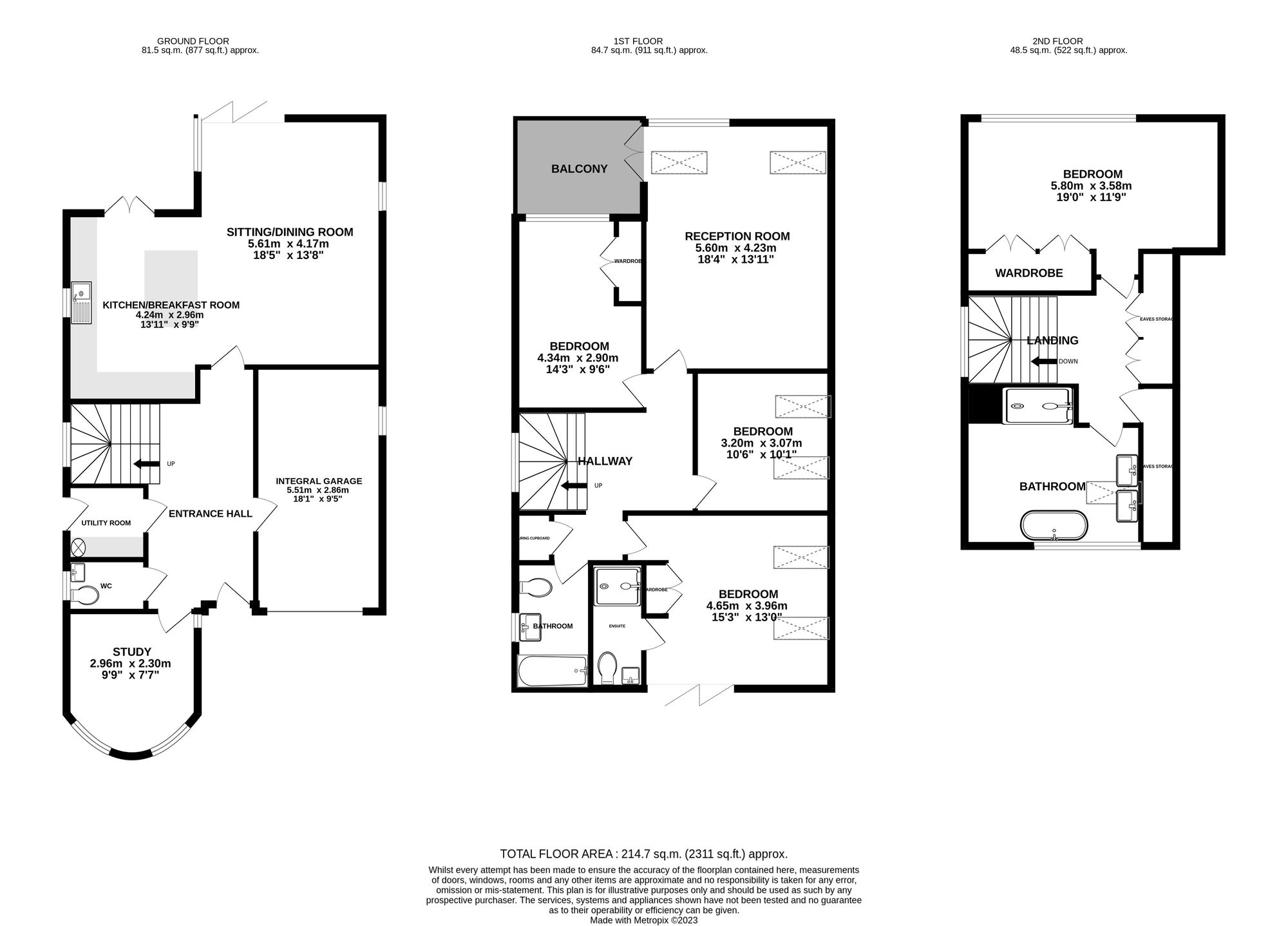 4 bed house for sale in Alton Road, Poole - Property floorplan