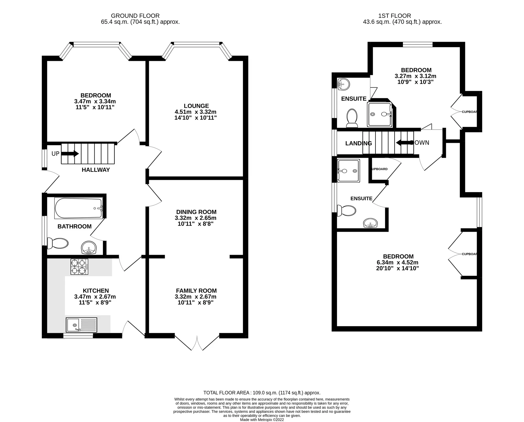 3 bed detached house for sale in Guest Avenue, Poole - Property floorplan