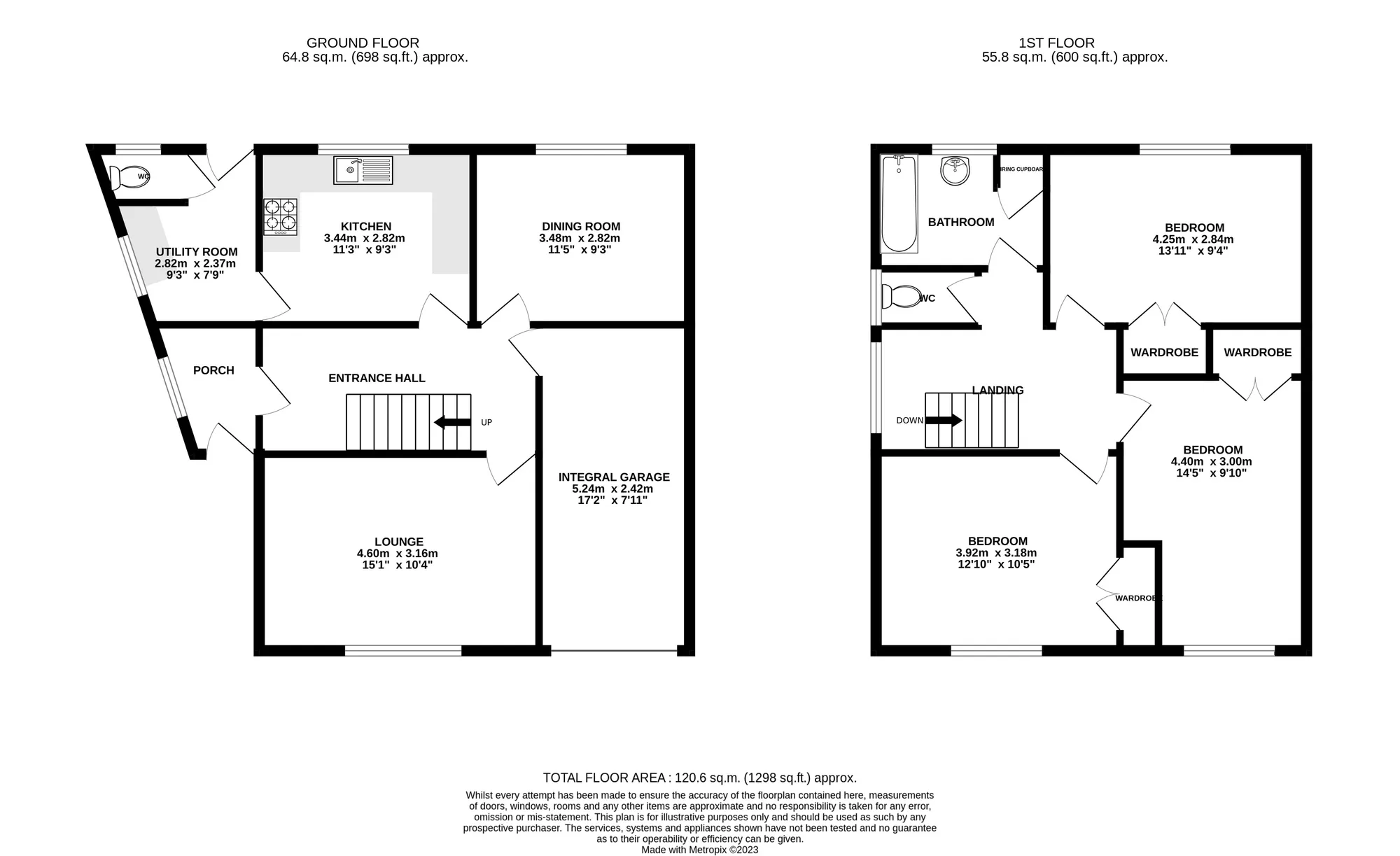 3 bed semi-detached house for sale in Dorchester Gardens, Poole - Property floorplan