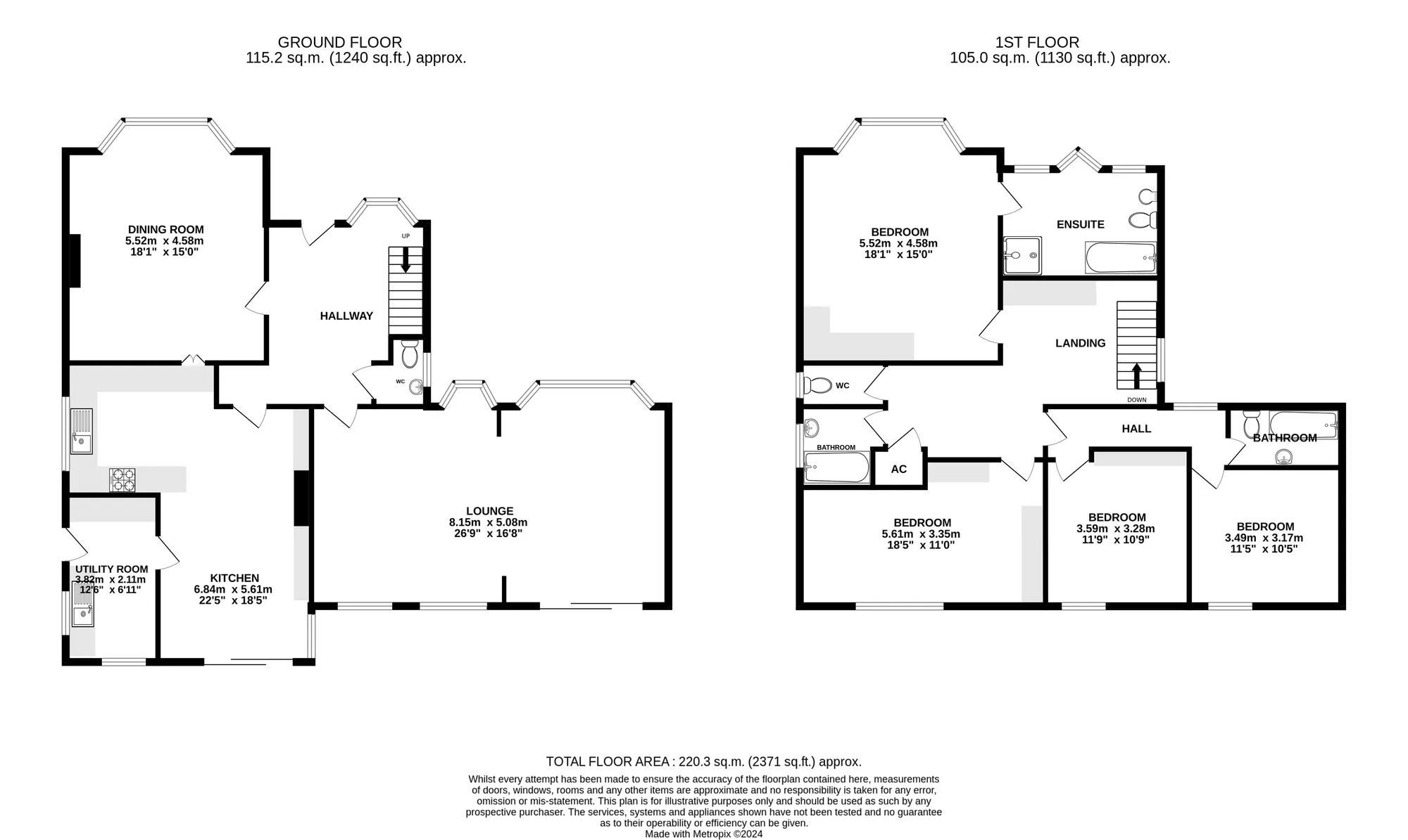 4 bed detached house for sale in St. Clair Road, Poole - Property floorplan