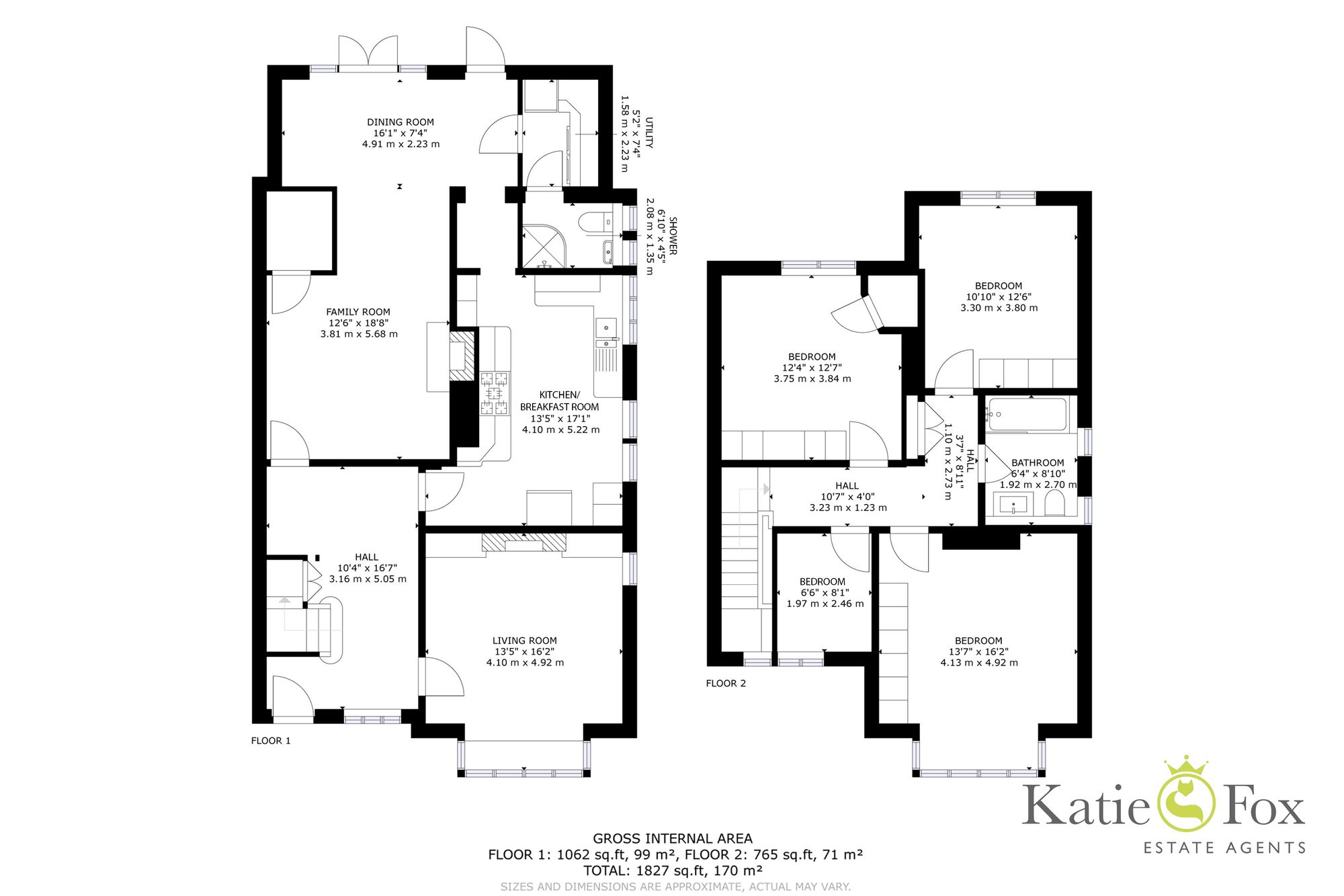 4 bed house for sale in Penn Hill Avenue, Poole - Property floorplan