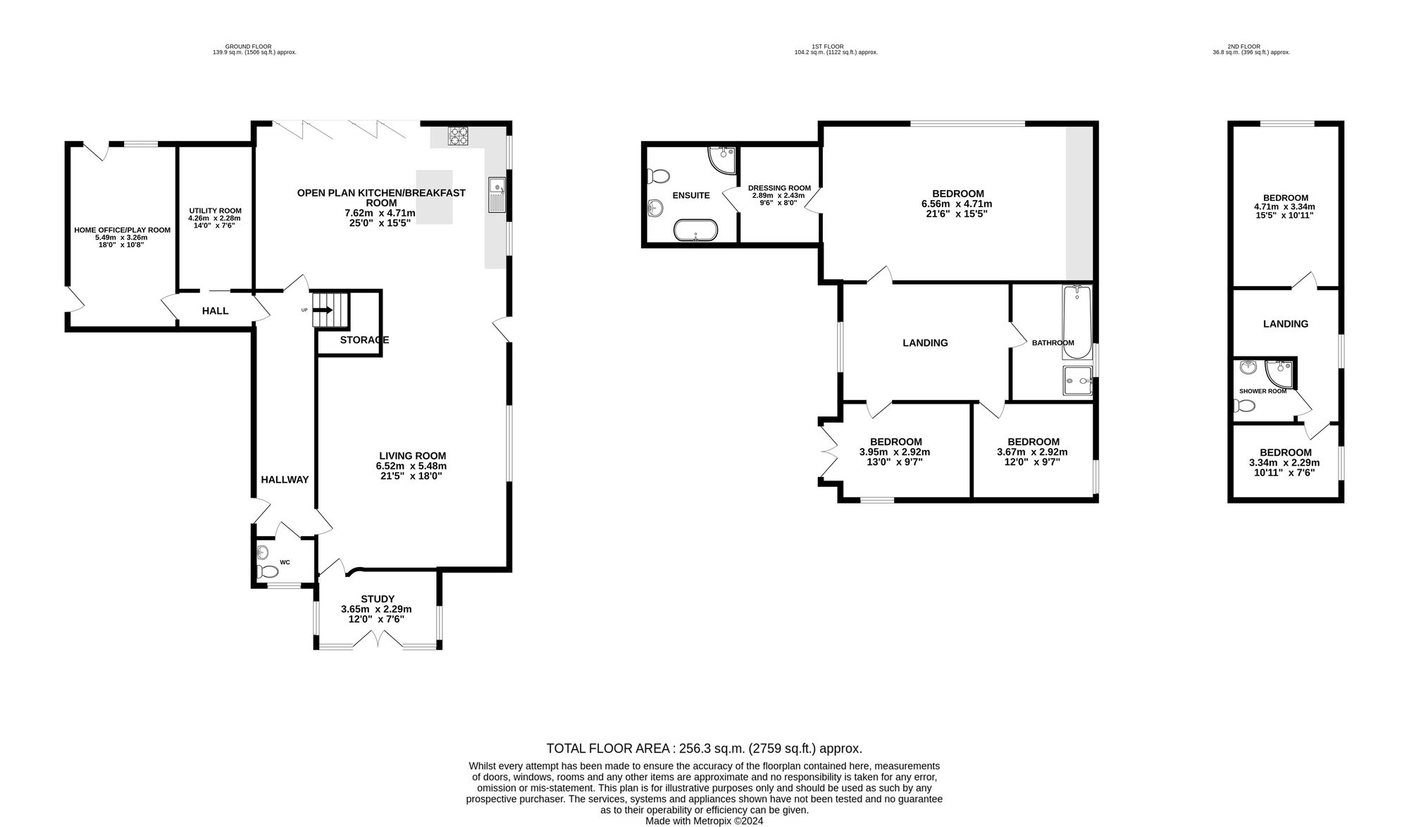 5 bed house for sale in De Redvers Road, Poole - Property floorplan