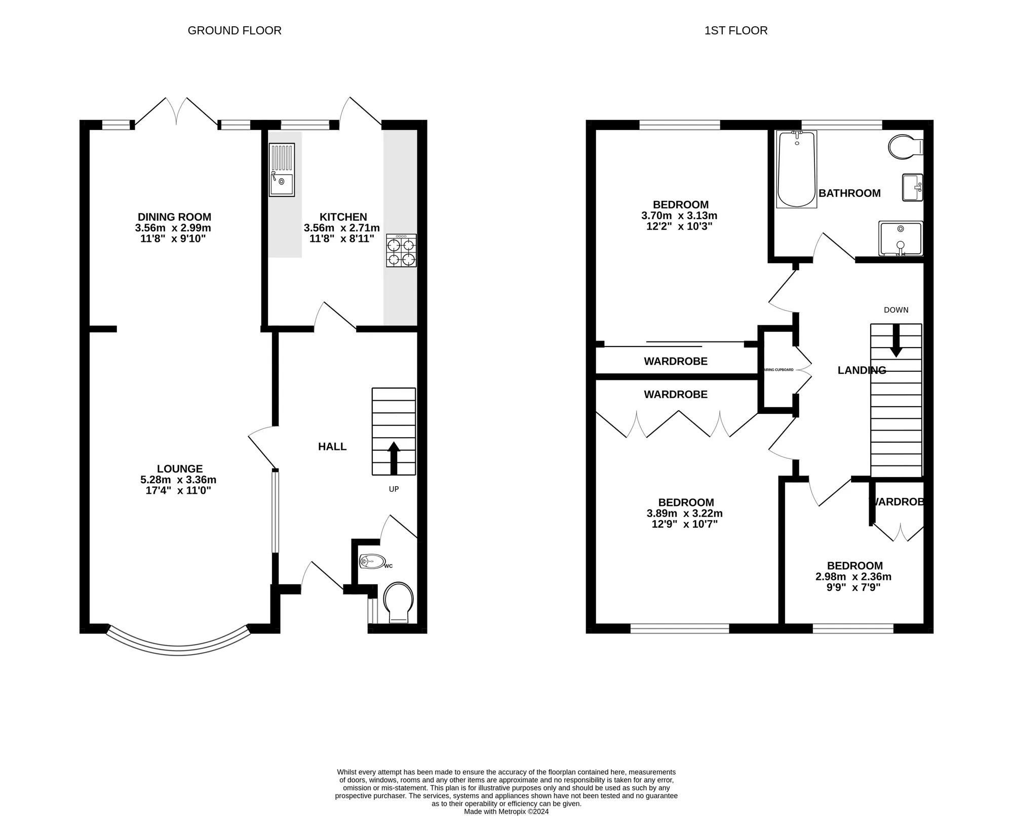 3 bed end of terrace house for sale in Copeland Drive, Poole - Property floorplan