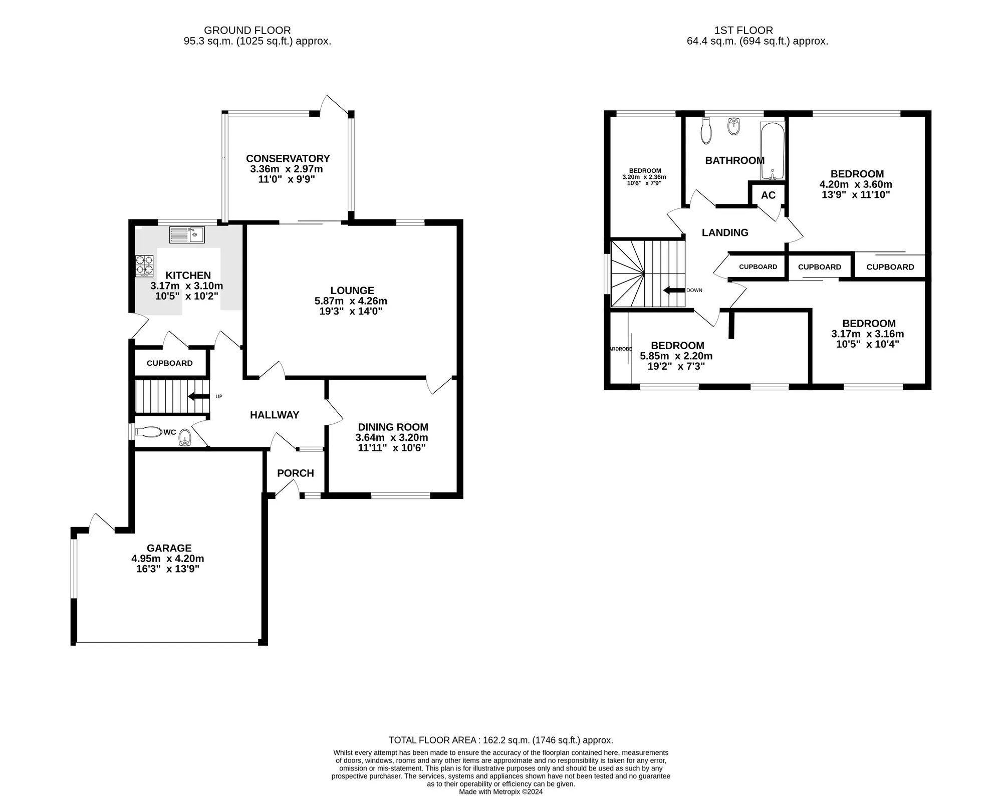 4 bed detached house for sale in Felton Road, Poole - Property floorplan