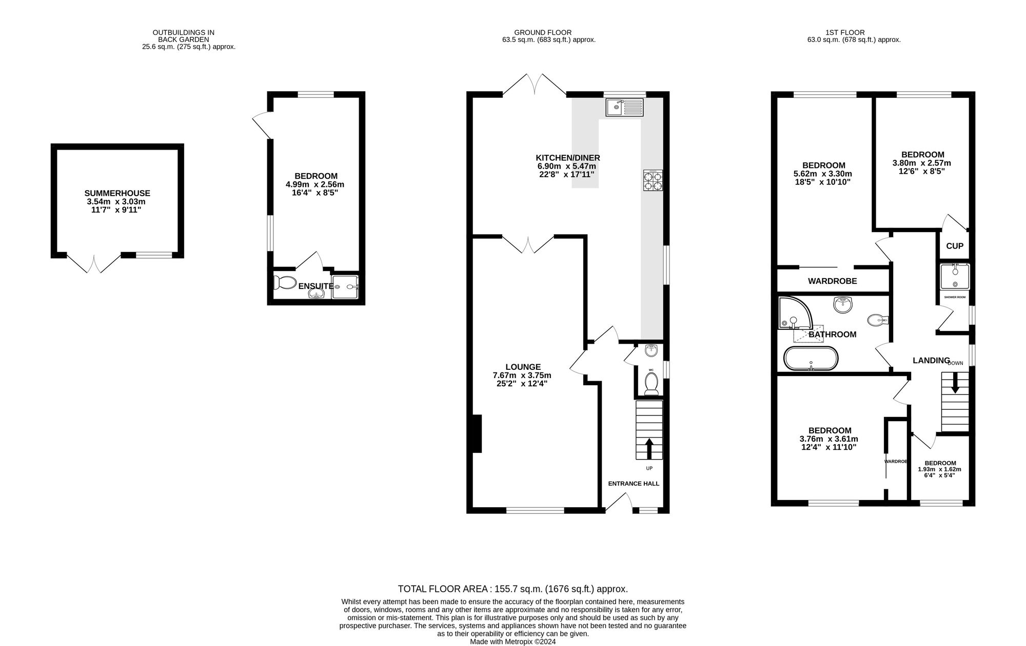 5 bed house for sale in Cornelia Crescent, Poole - Property floorplan