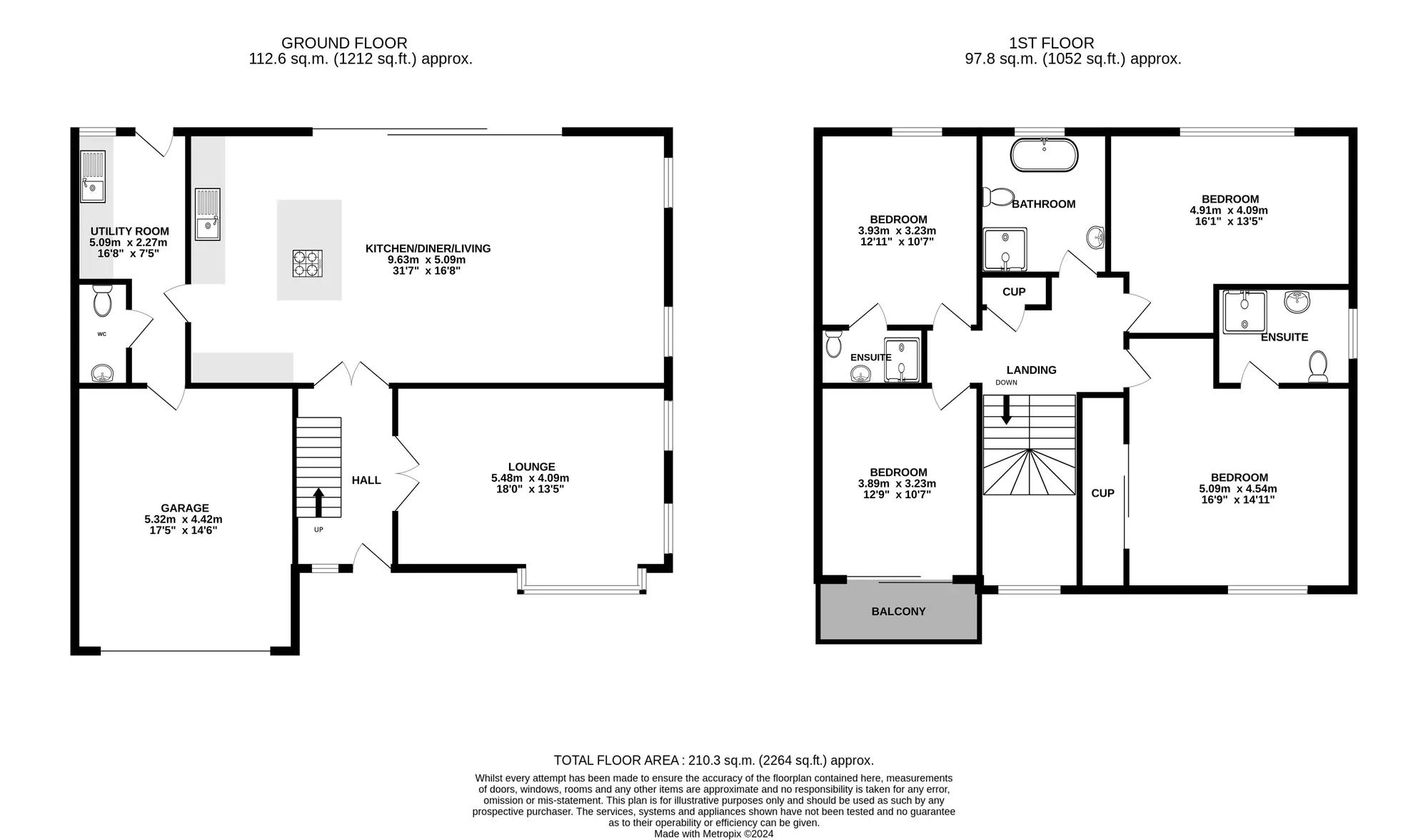 4 bed detached house for sale in Alton Road, Poole - Property floorplan