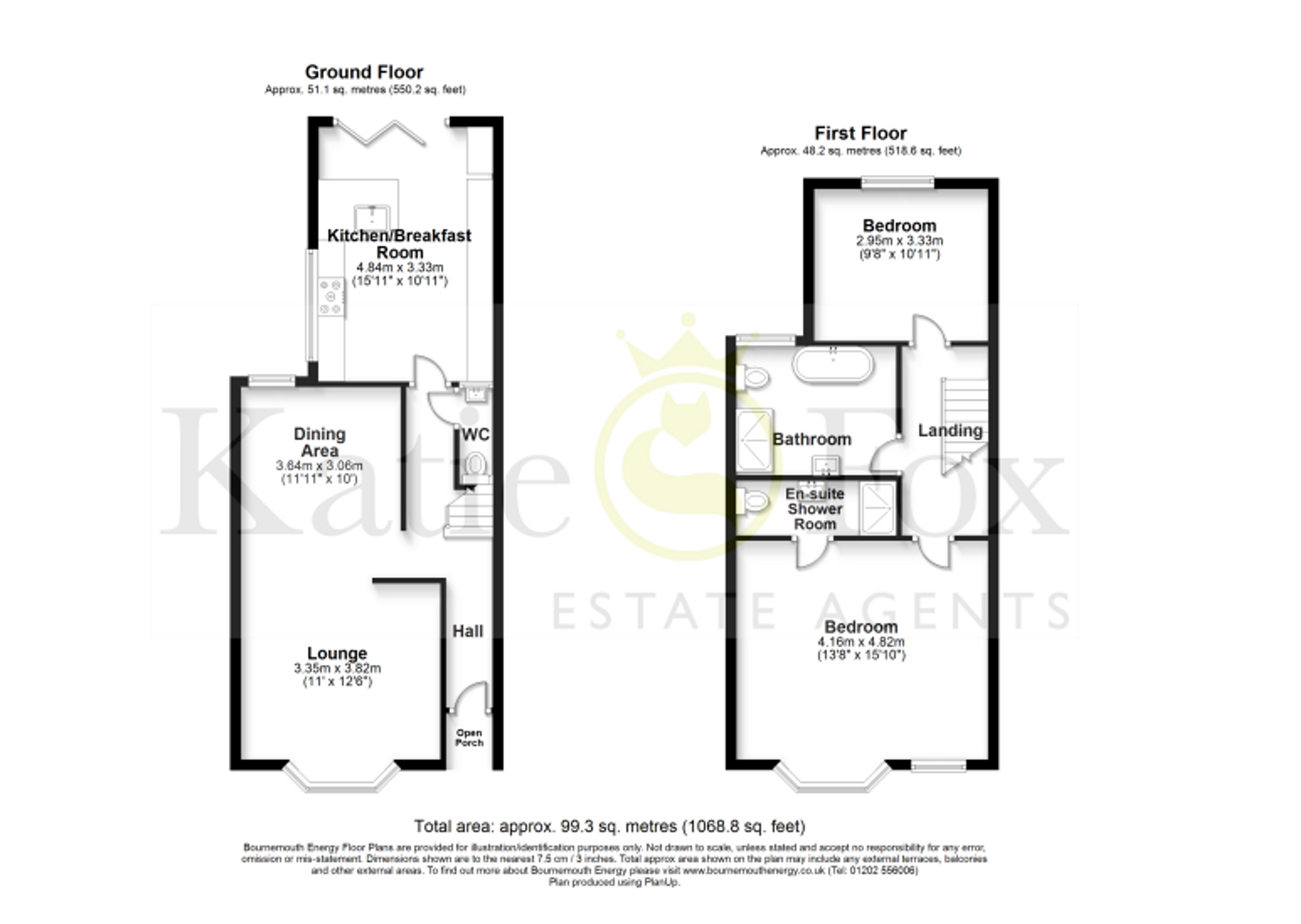 2 bed house for sale in Pottery Road, Poole - Property floorplan