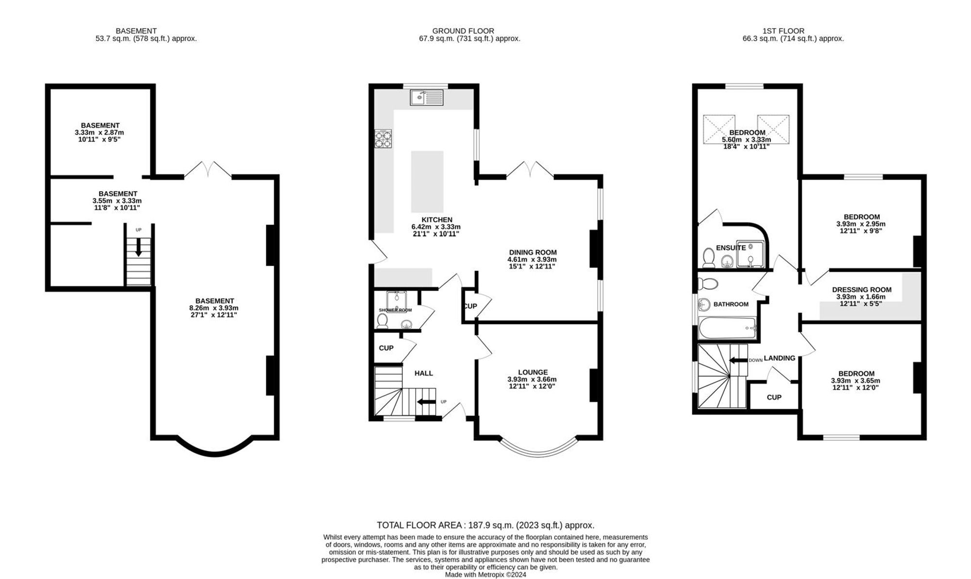 3 bed house for sale in Harbour View Road, Poole - Property floorplan